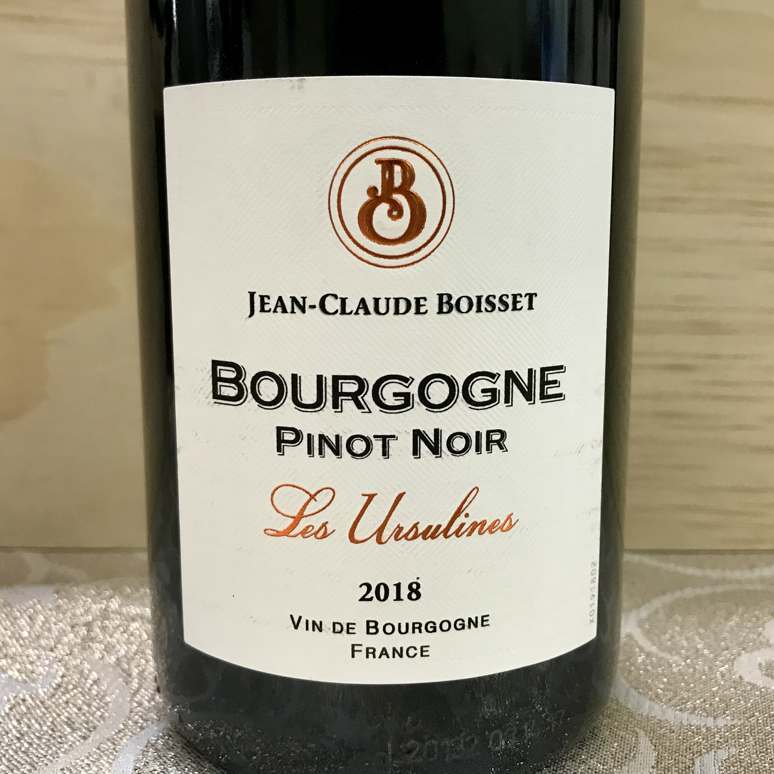 Jean Claud Boisset Les Ursulines Pinot Noir Bourgogne 2018