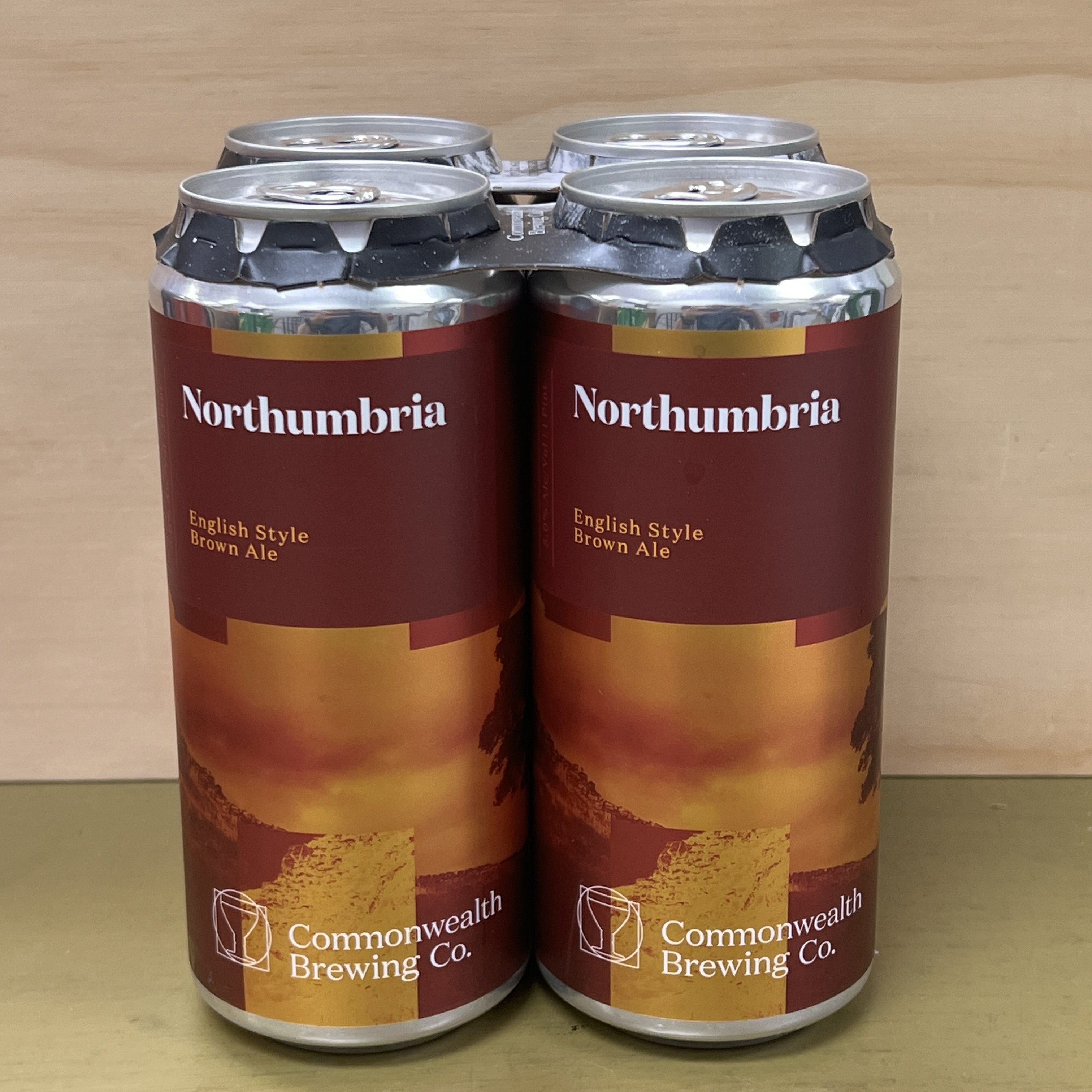 Commonwealth Brewing Northumbria English Style Brown Ale 4 x 16oz cans - Click Image to Close
