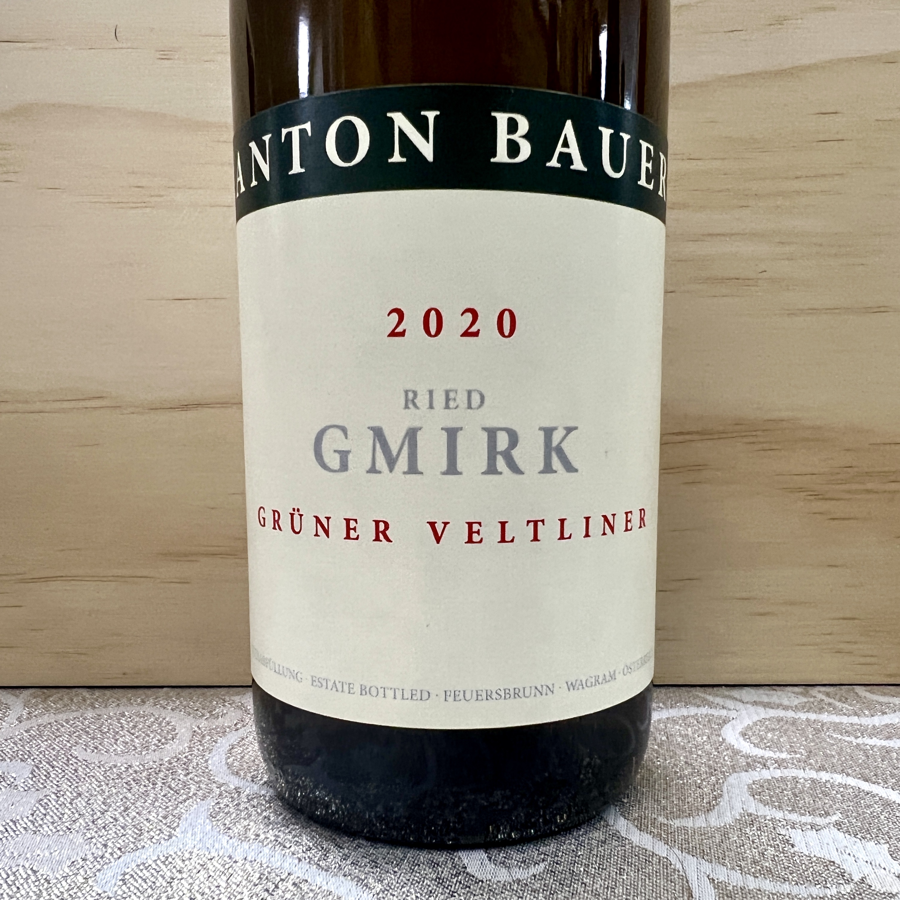 Anton Bauer Ried Gmirk Gruner Veltliner 2022