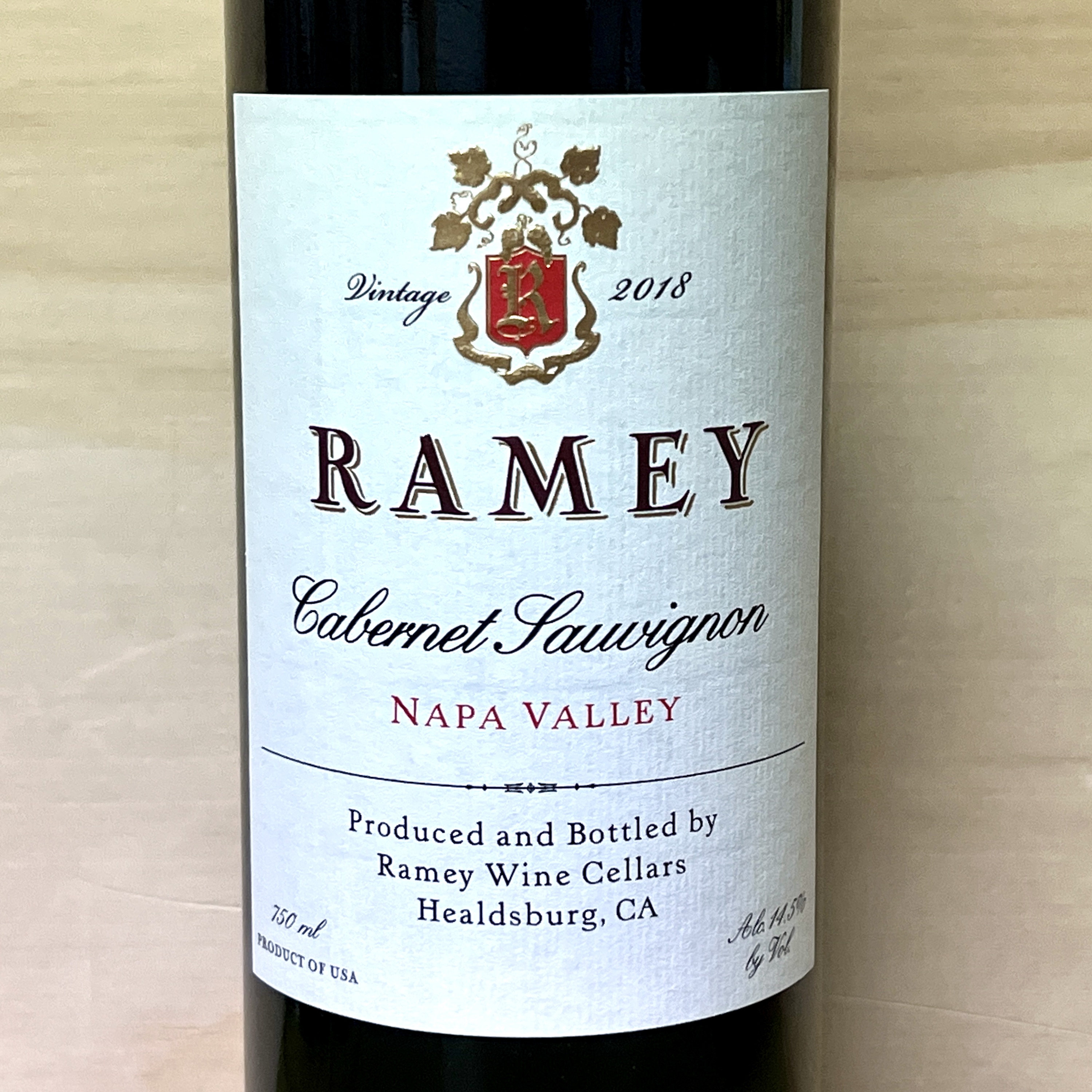 Ramey Napa Valley Cabernet Sauvignon 2018