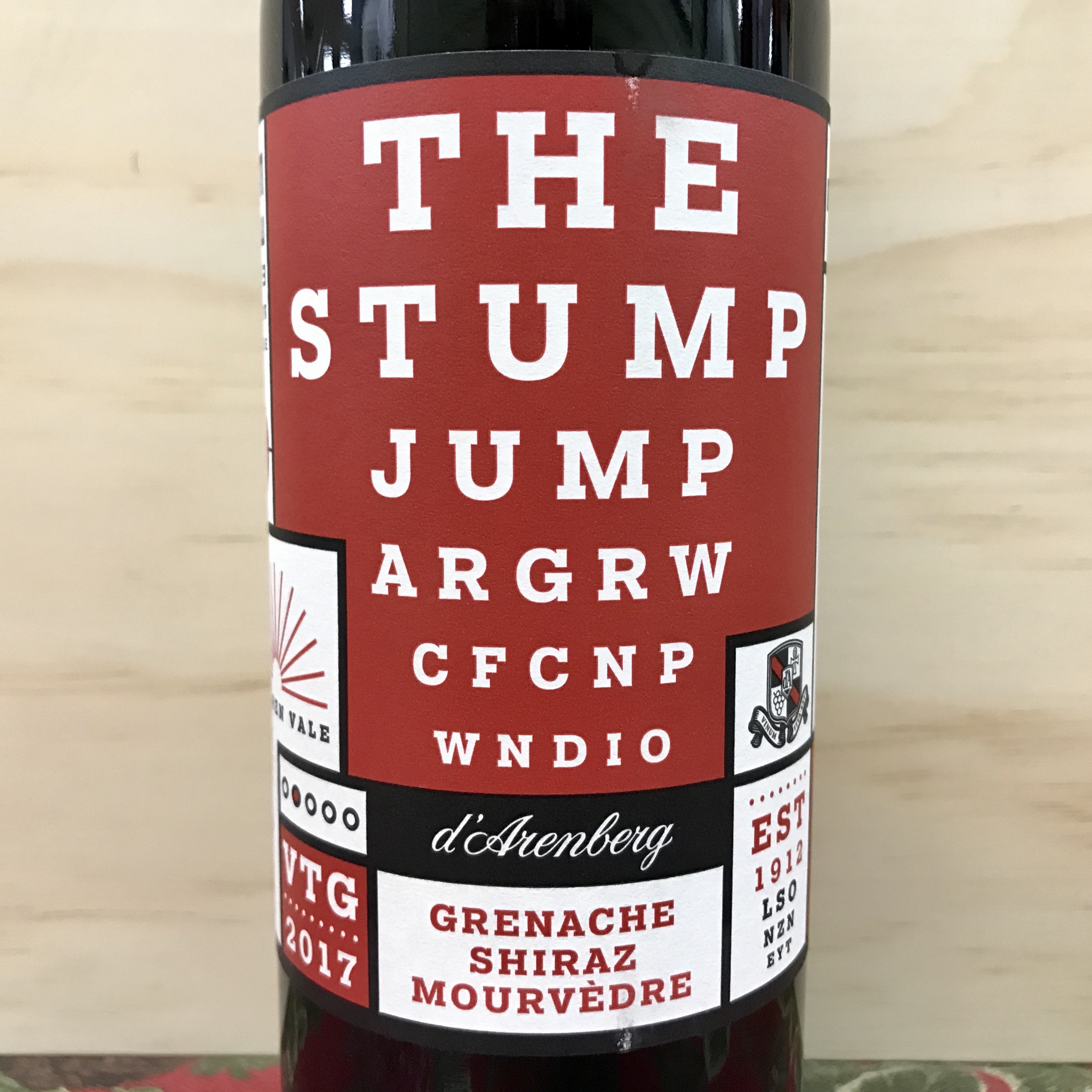 D'Arenberg The Stump Jump Grenache Shiraz Mouvedre 2017