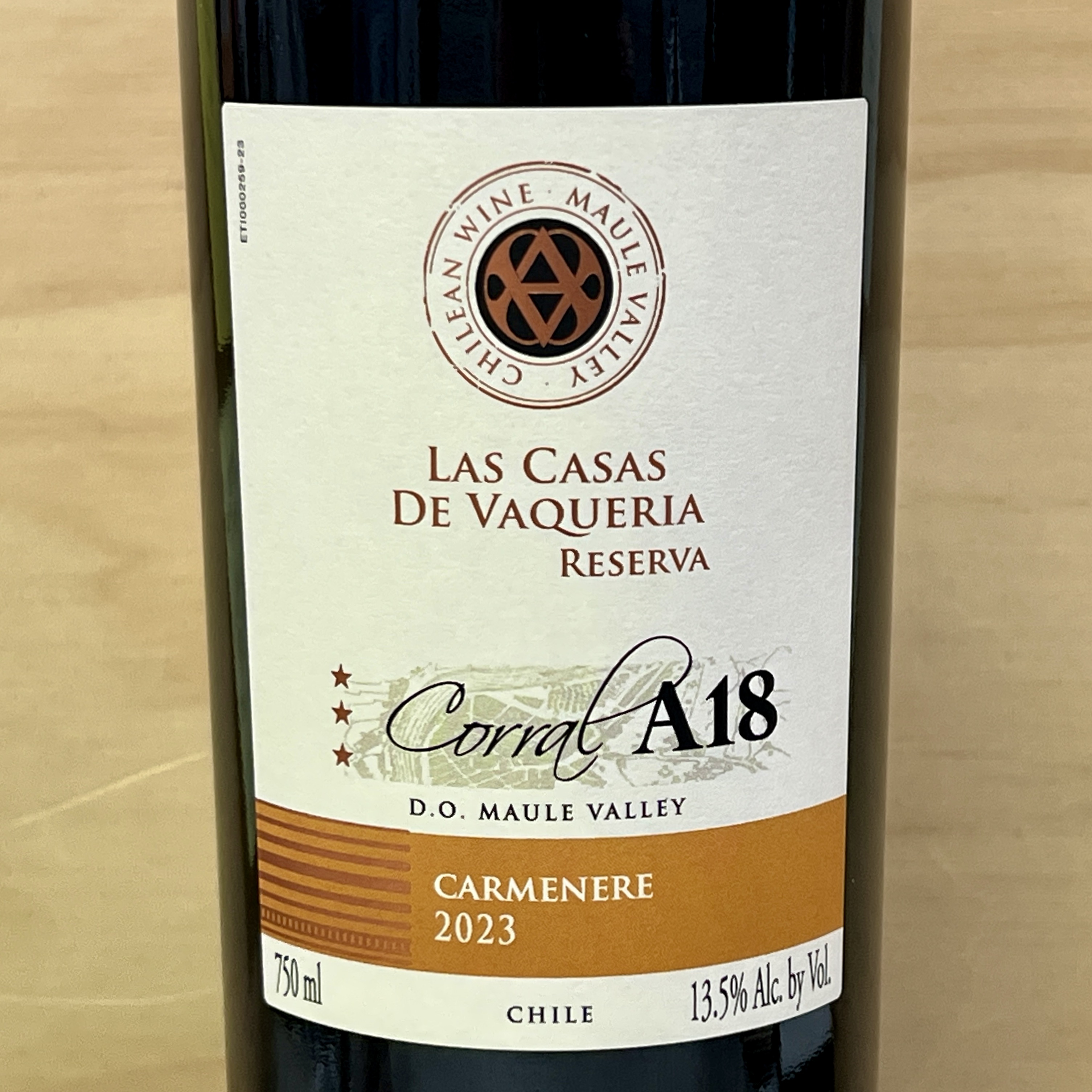Las Casas de Vaqueria Lago Sur Carmenere Reserva 2023
