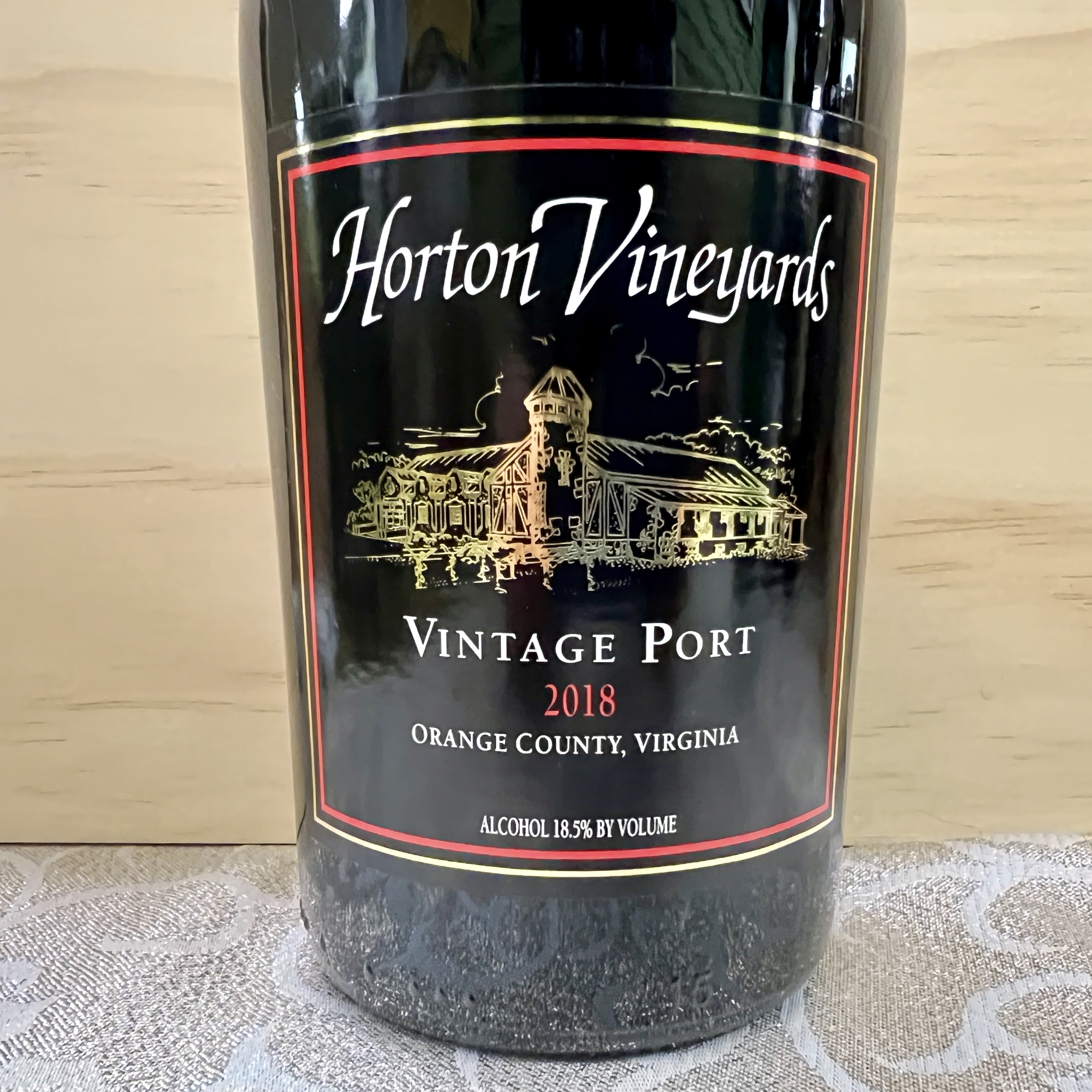 Horton Vineyards Vintage Port 2018