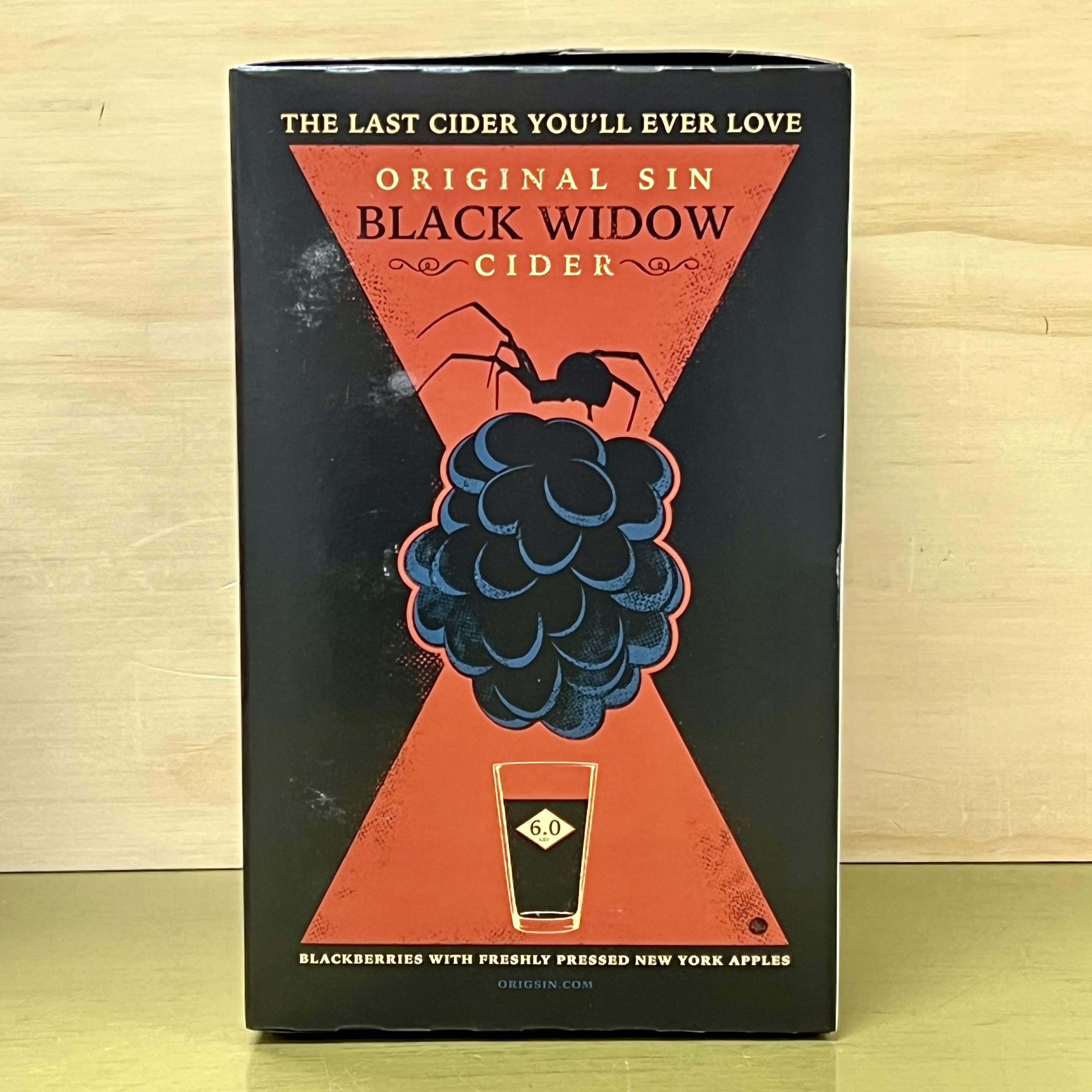 Original Sin Black Widow Cider 6 x 12oz cans
