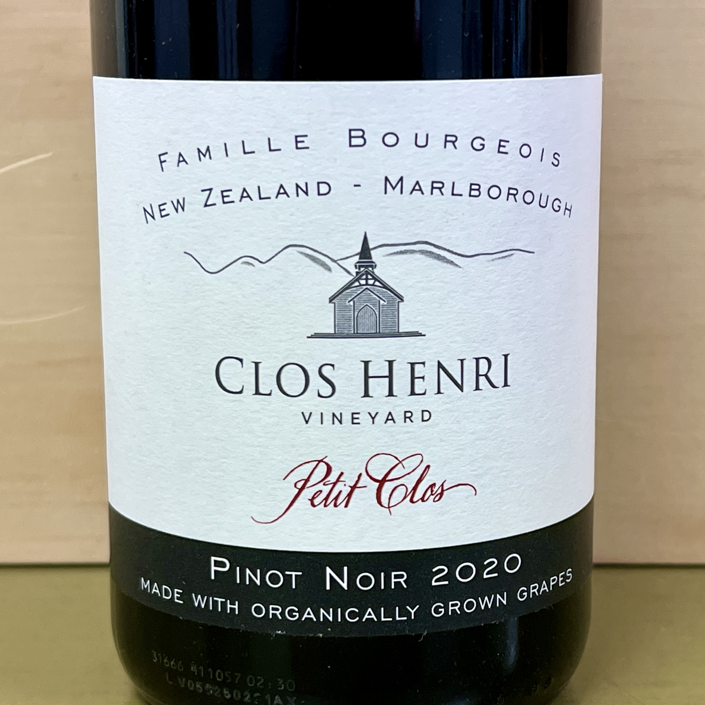 Clos Henri Petit Clos Marlborough Pinot Noir 2020 Organic
