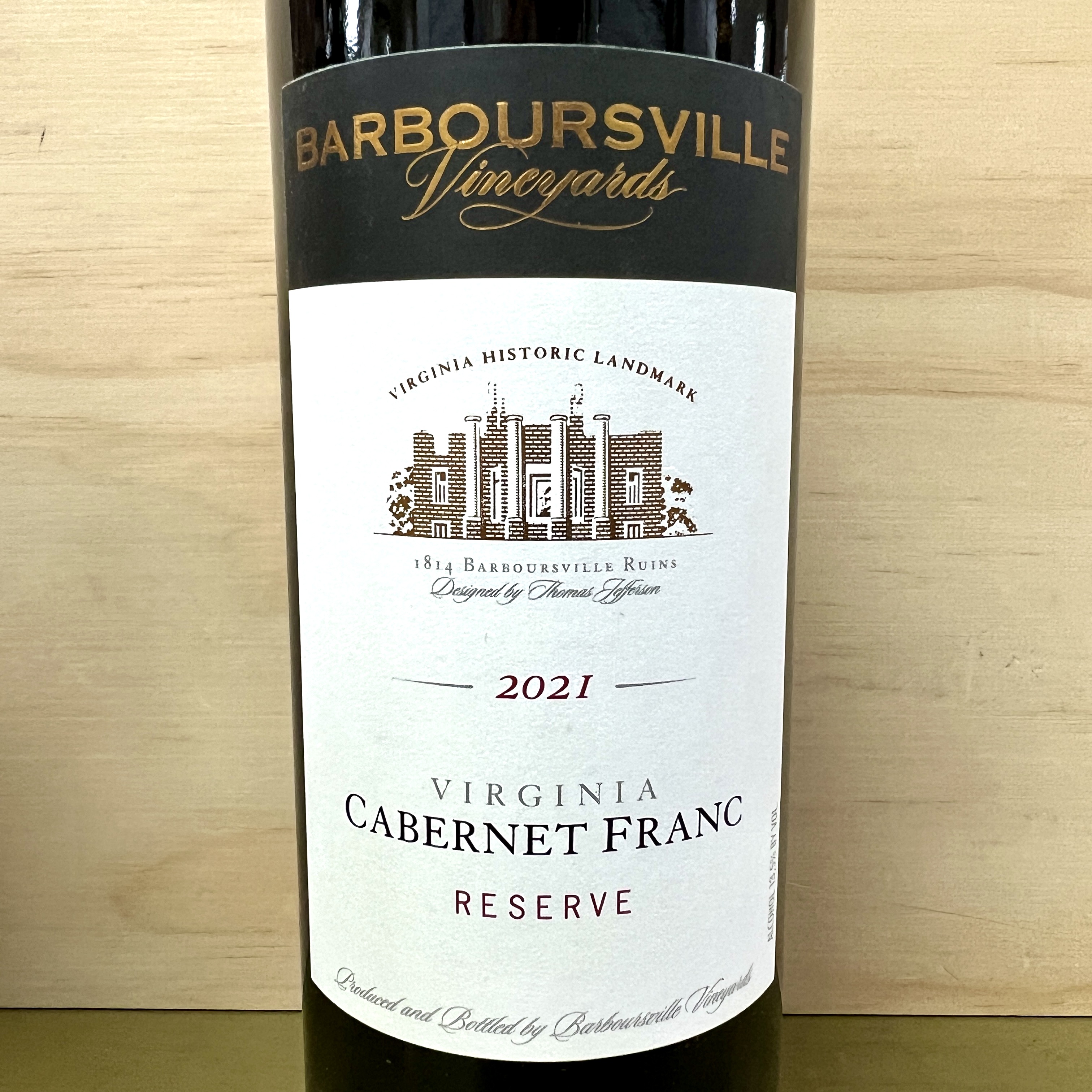Barboursville Vineyards Cabernet Franc Reserve 2021