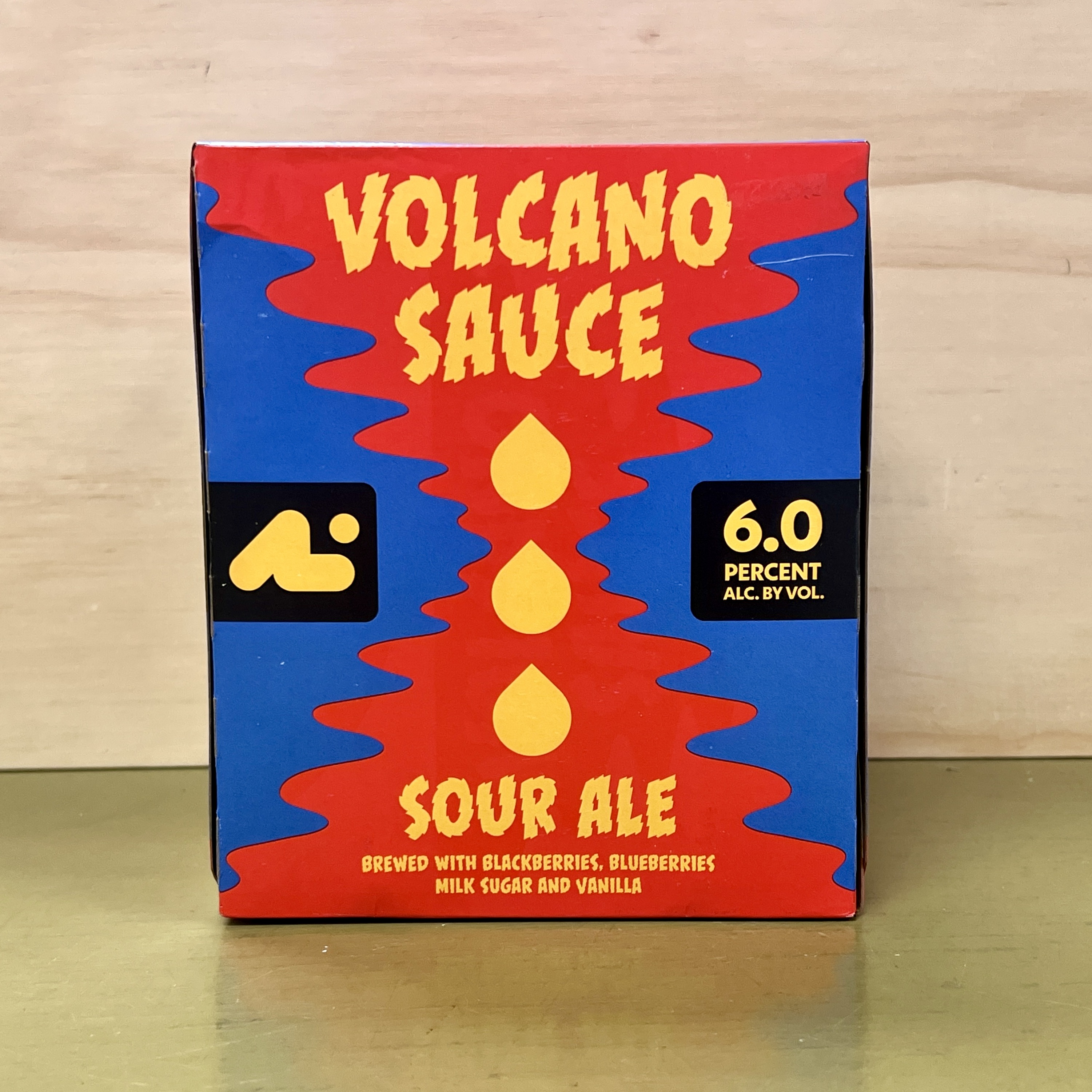 Aslin Volcano Sauce Sour Ale 4 x 16oz cans - Click Image to Close