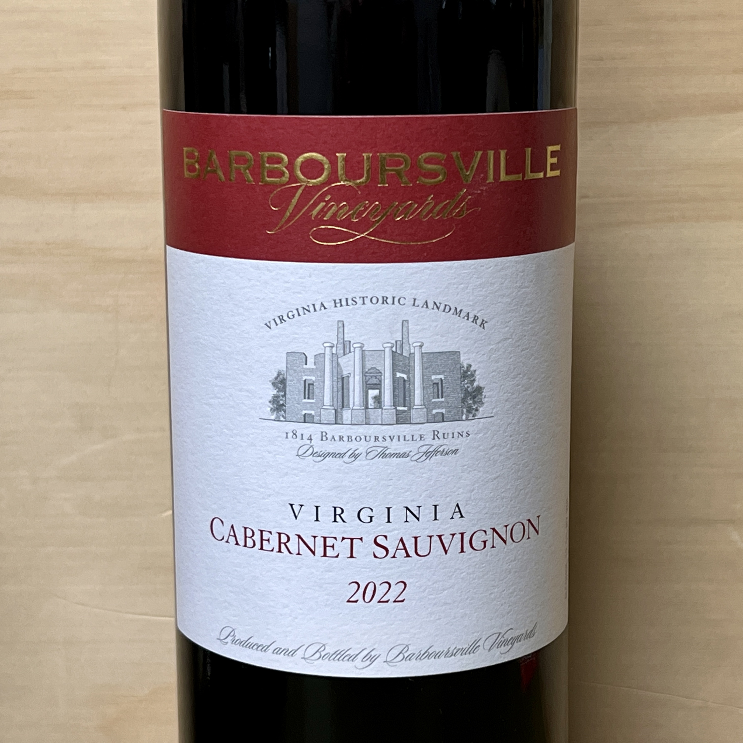 Barboursville Vineyards Cabernet Sauvignon 2022