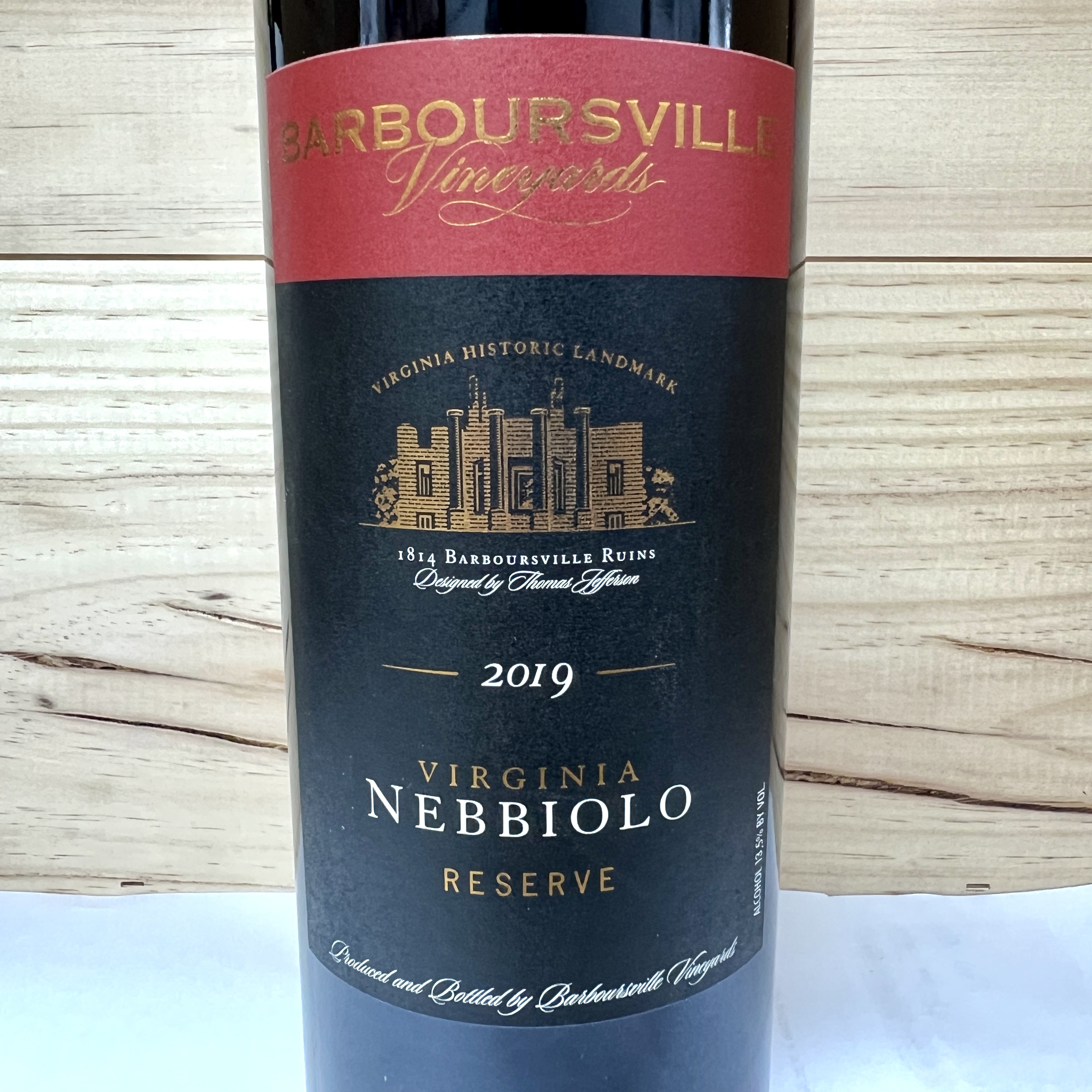 Barboursville Vineyards Nebbiolo Reserve 2019