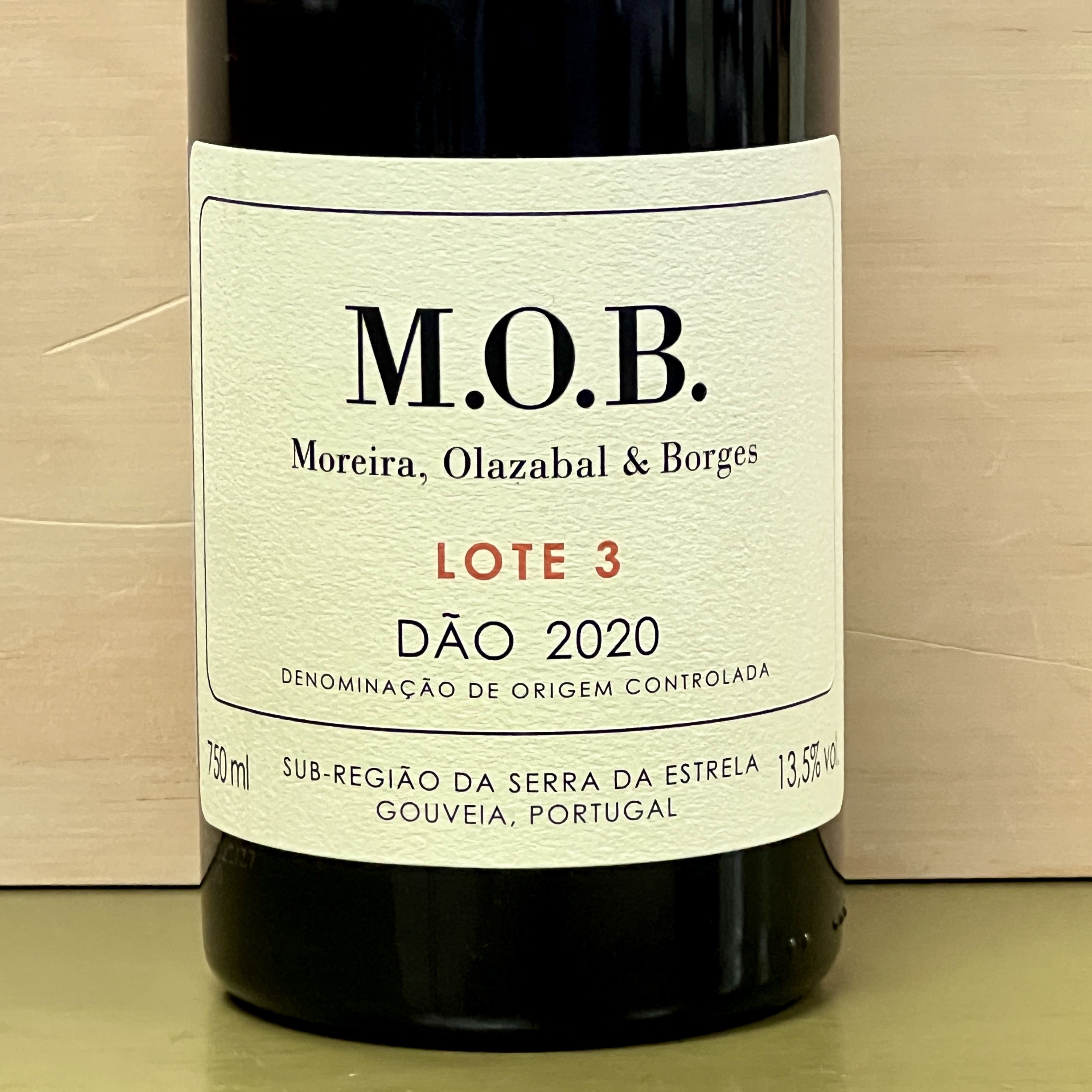 M.O.B. Lot 3 Tinto red blend Dao 2020