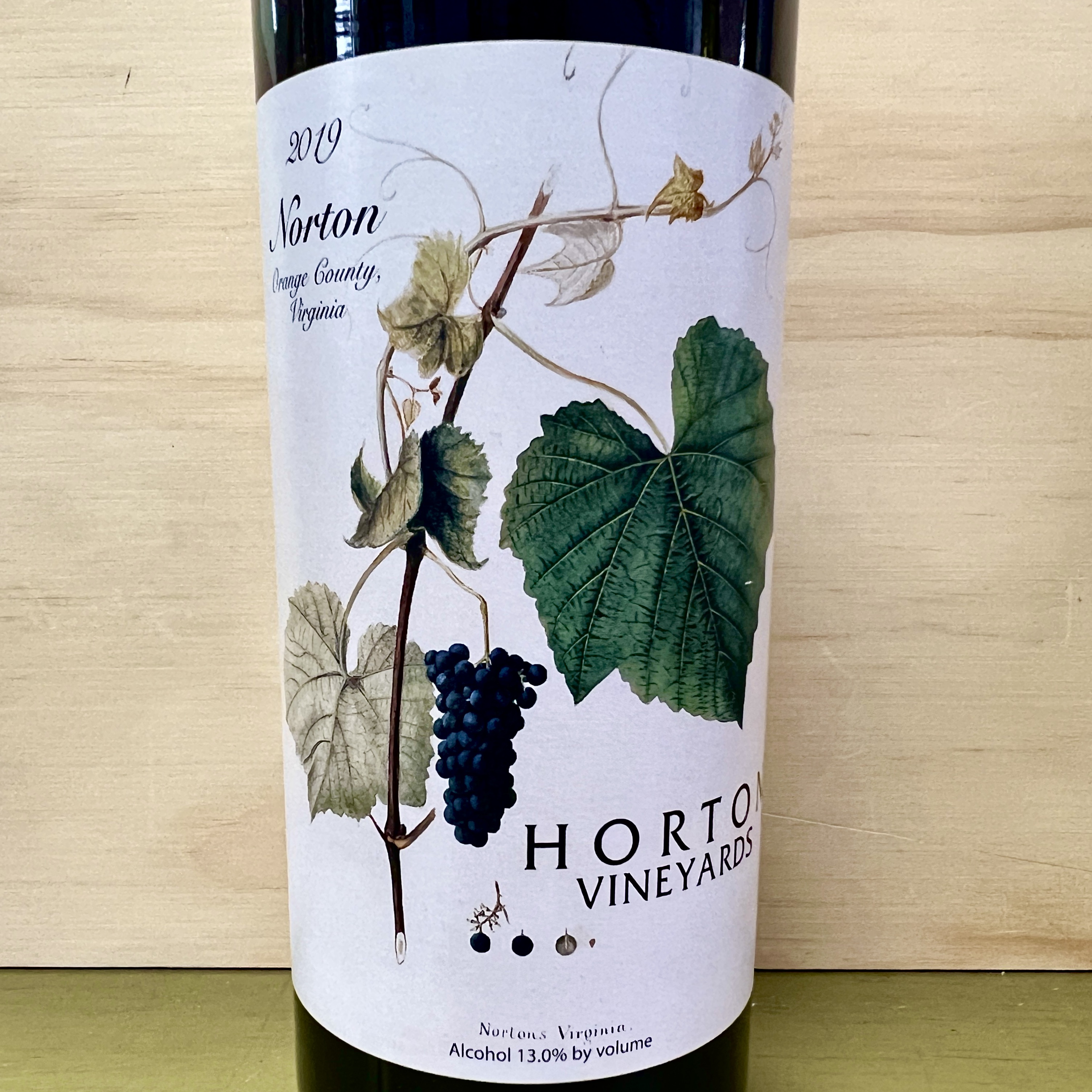 Horton Vineyards Norton Orange County 2019