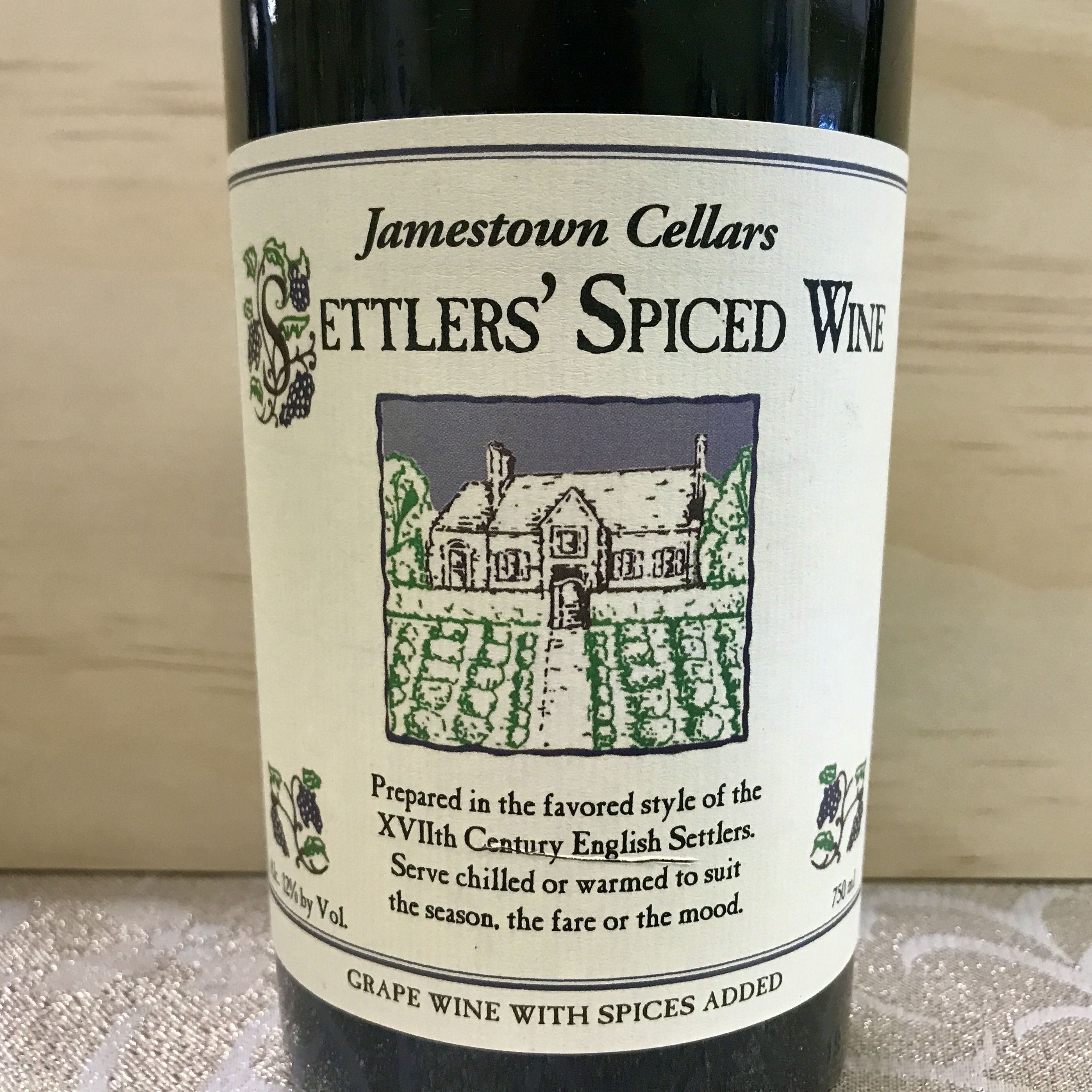 Jamestown Cellars Settler's Spiced Wine