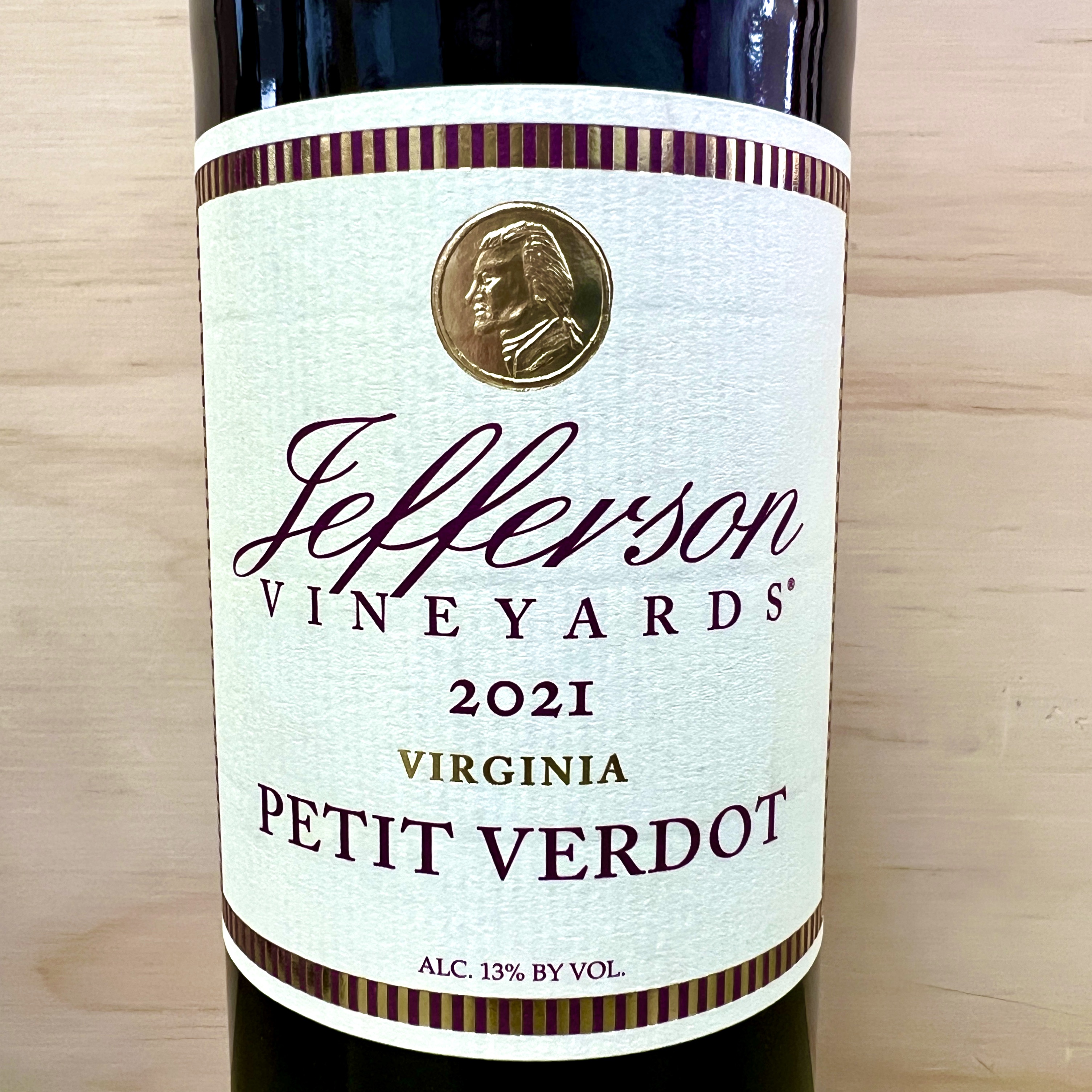 Jefferson Vineyards Petit Verdot 2021