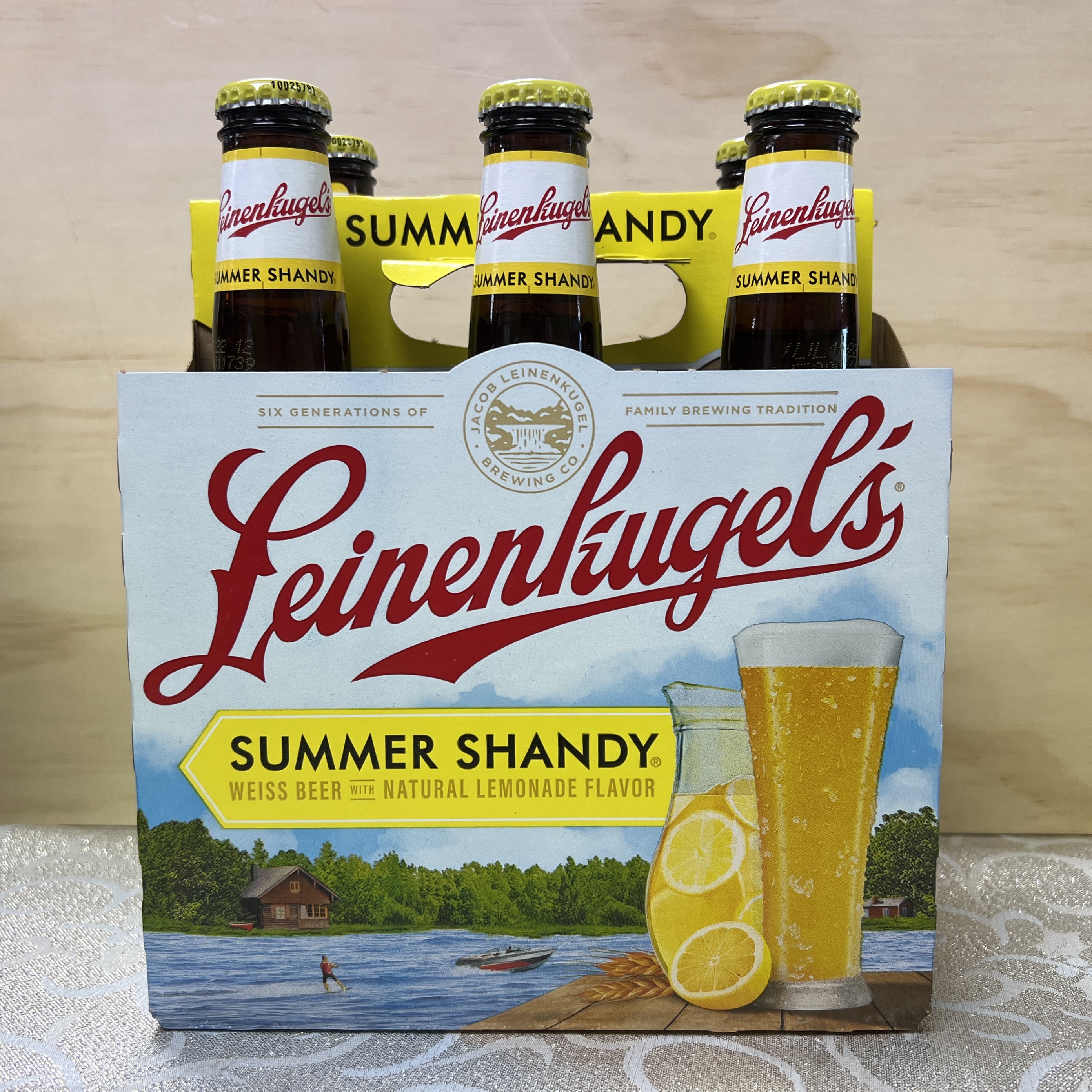 Leinenkugels Summer Shandy Weiss Lemon flavored 6 x 12oz