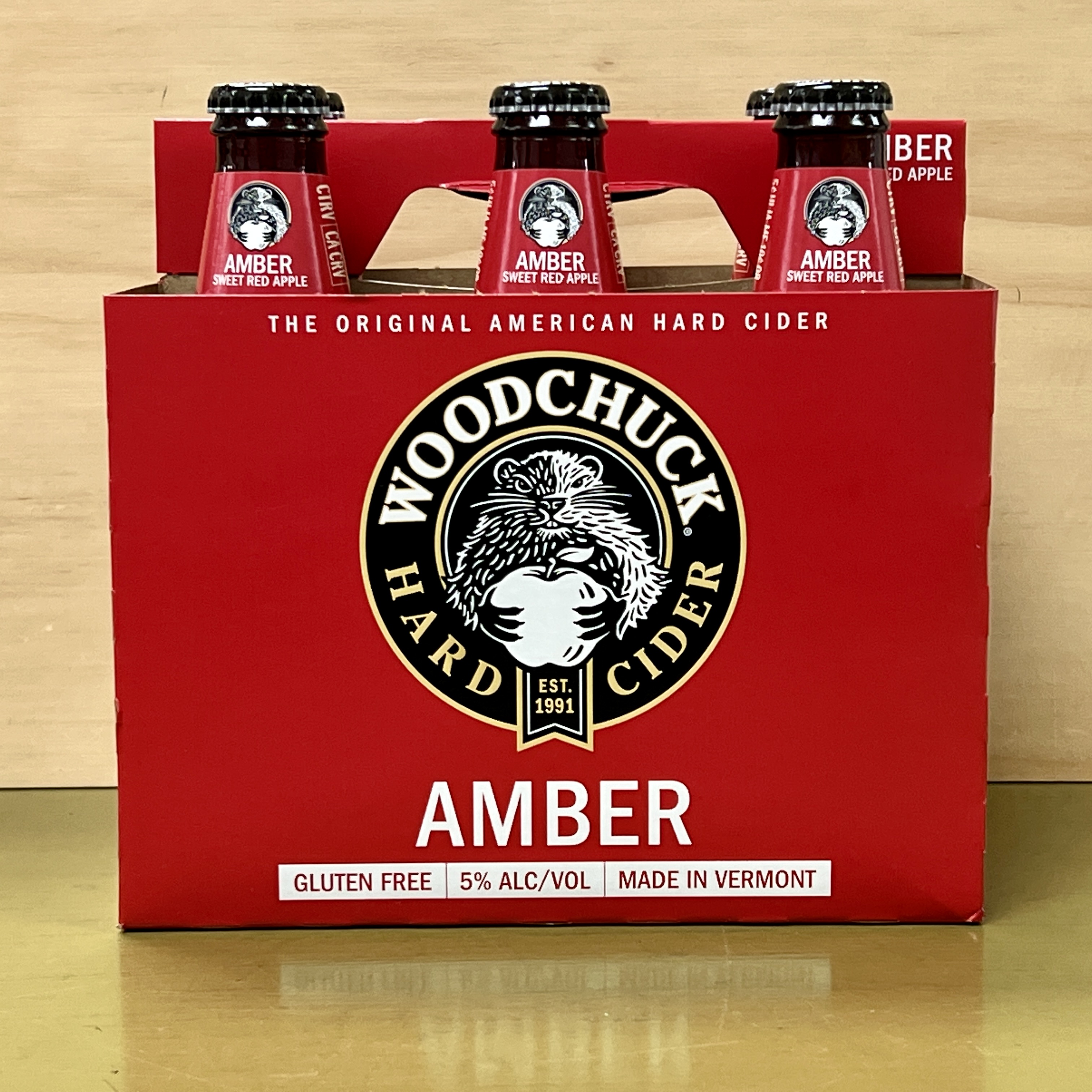 Woodchuck Amber Hard Cider 6 x 12oz bottles
