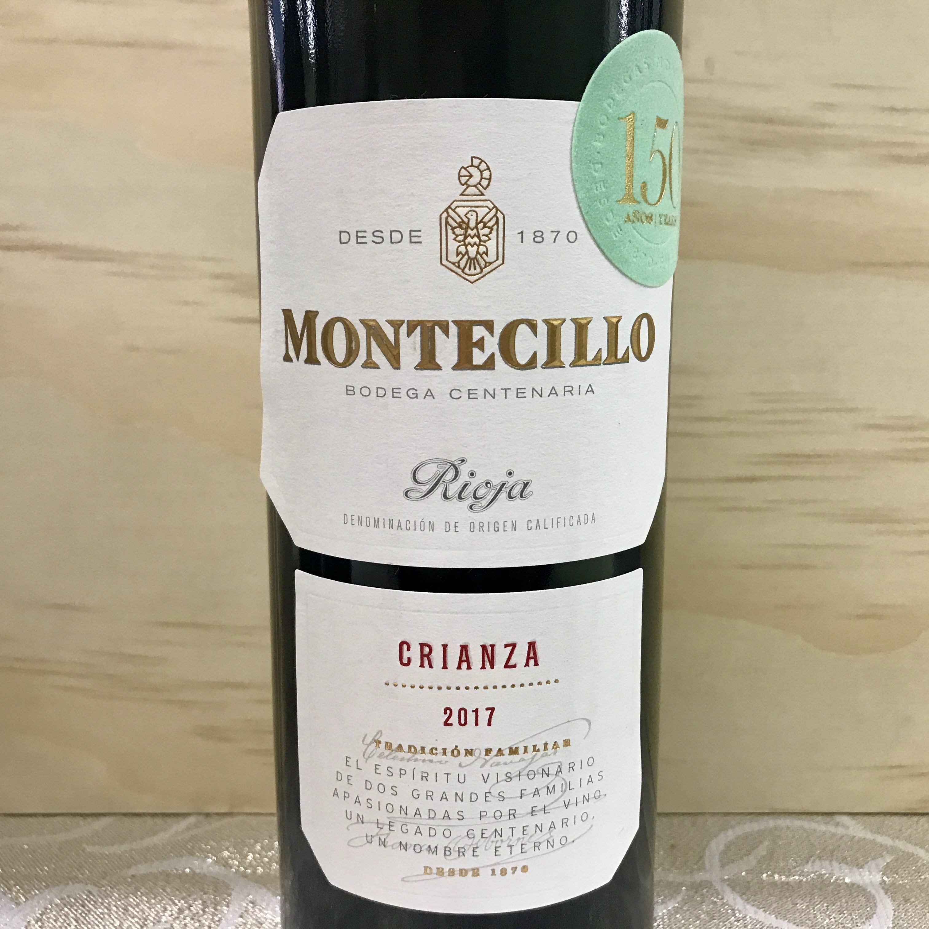Montecillo Rioja Crianza Tempranillo 2017