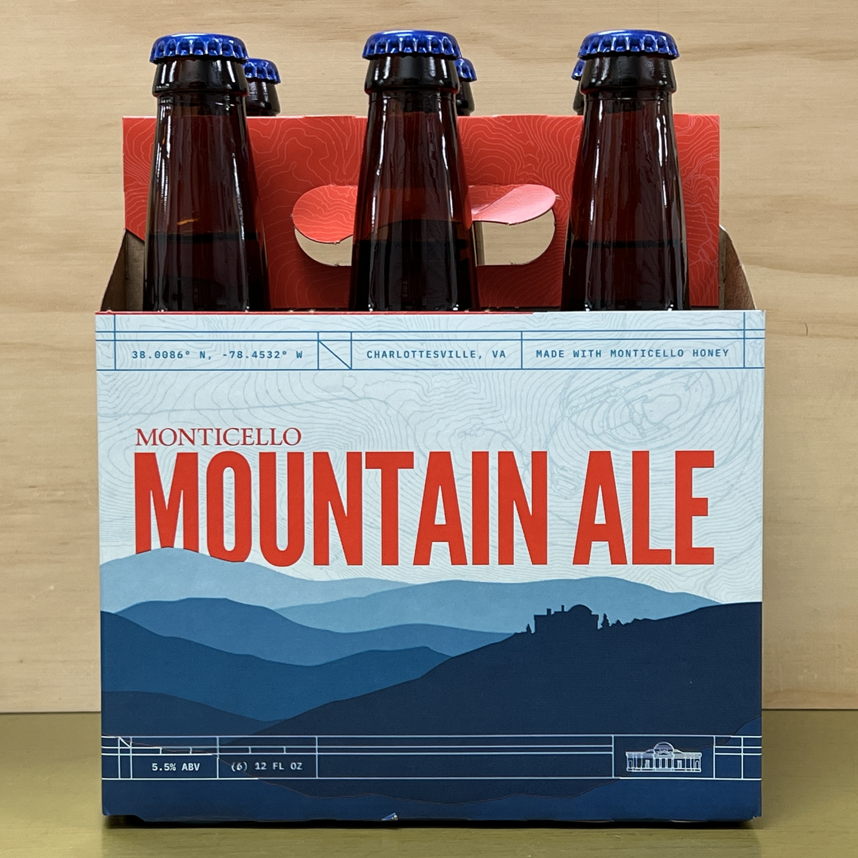Blue Mountain Monticello Ale 6 x 12oz bottles