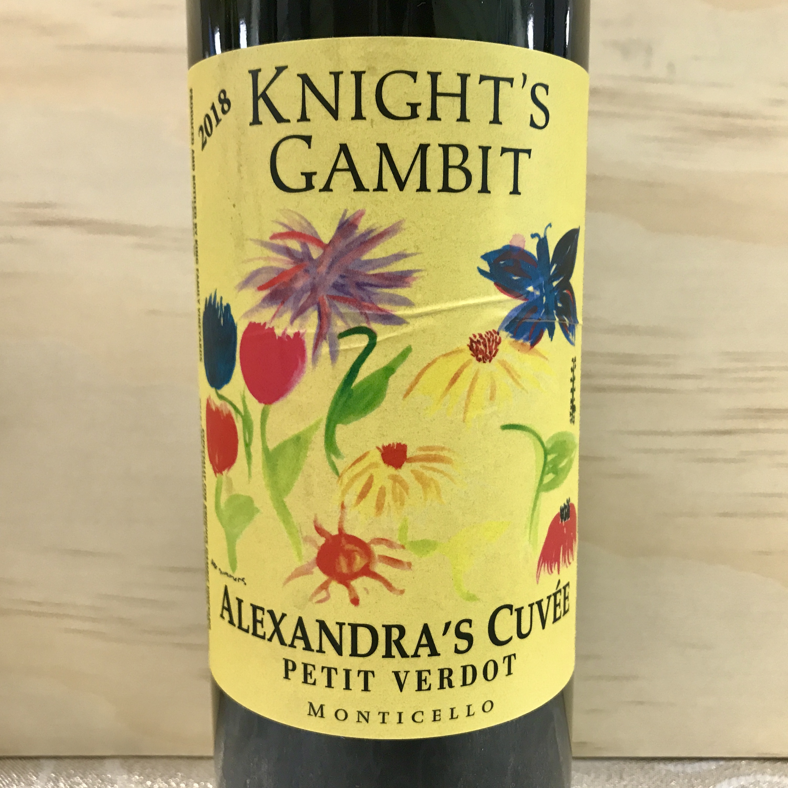 Knight's Gambit Petit Verdot Alexandra's Cuvee 2018