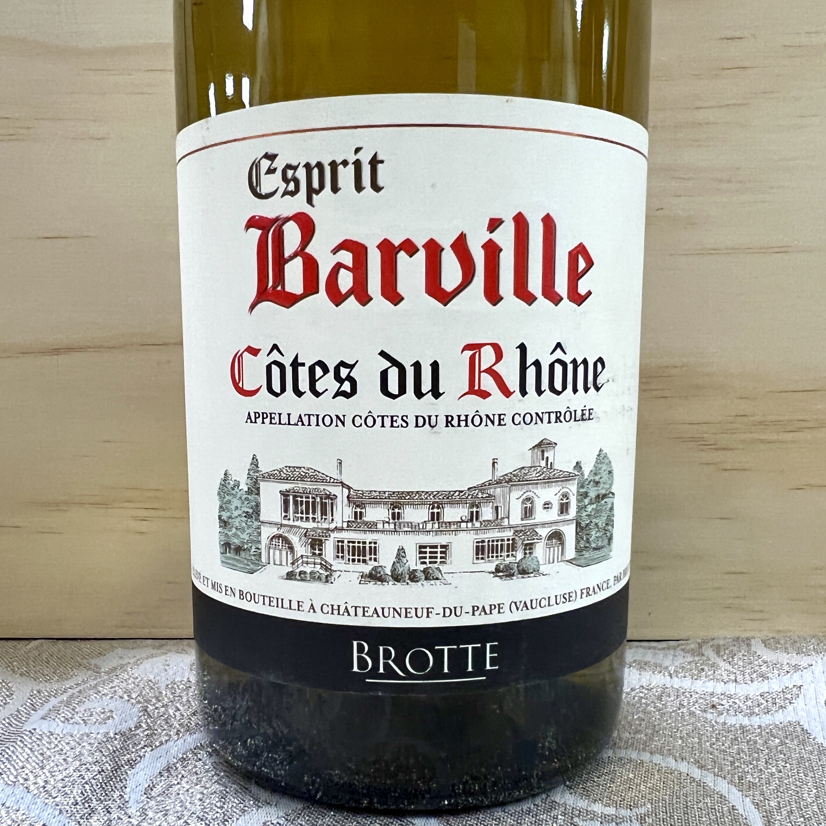 Brotte Esprit Barville Cotes du Rhone Blanc 2019