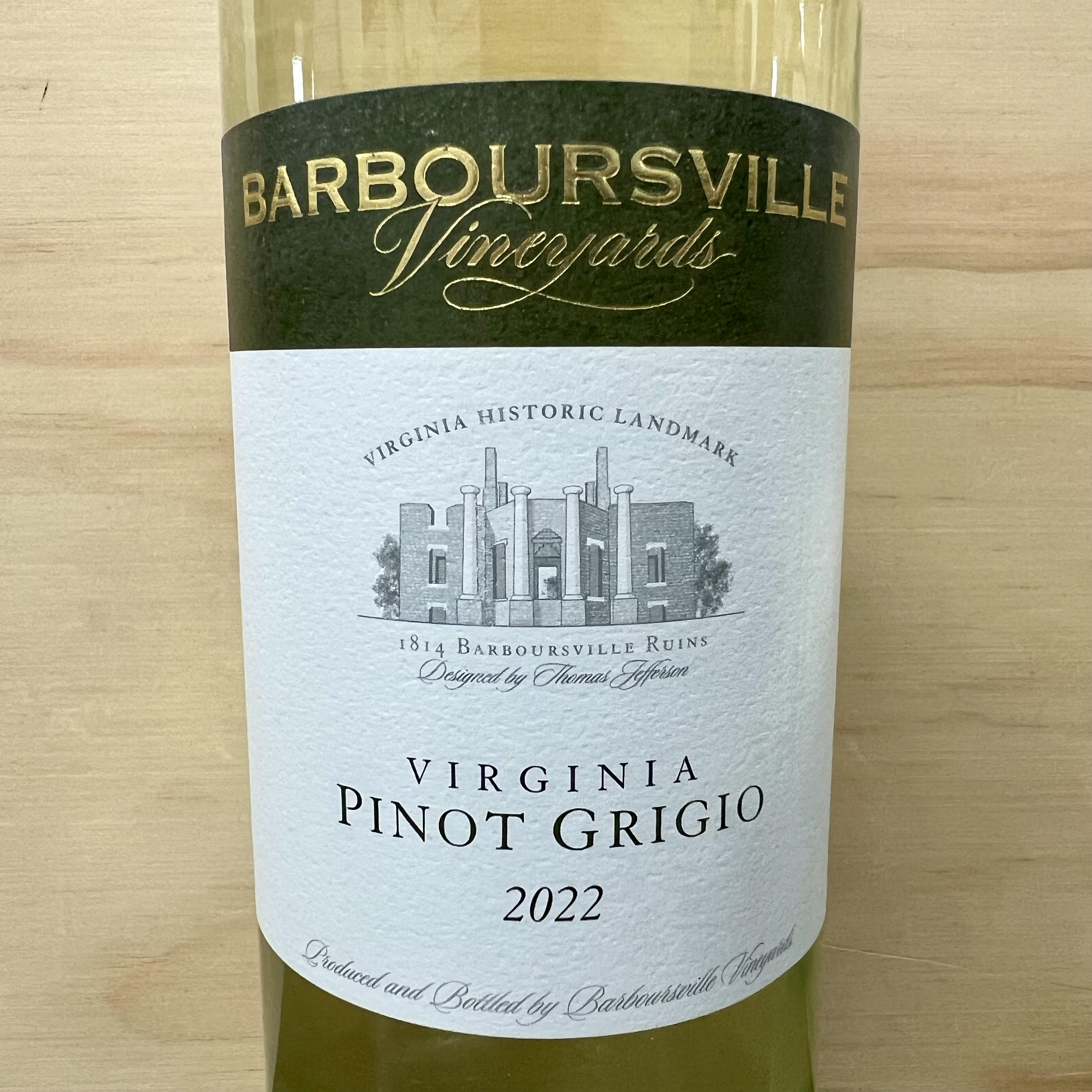 Barboursville Vineyards Pinot Grigio 2022