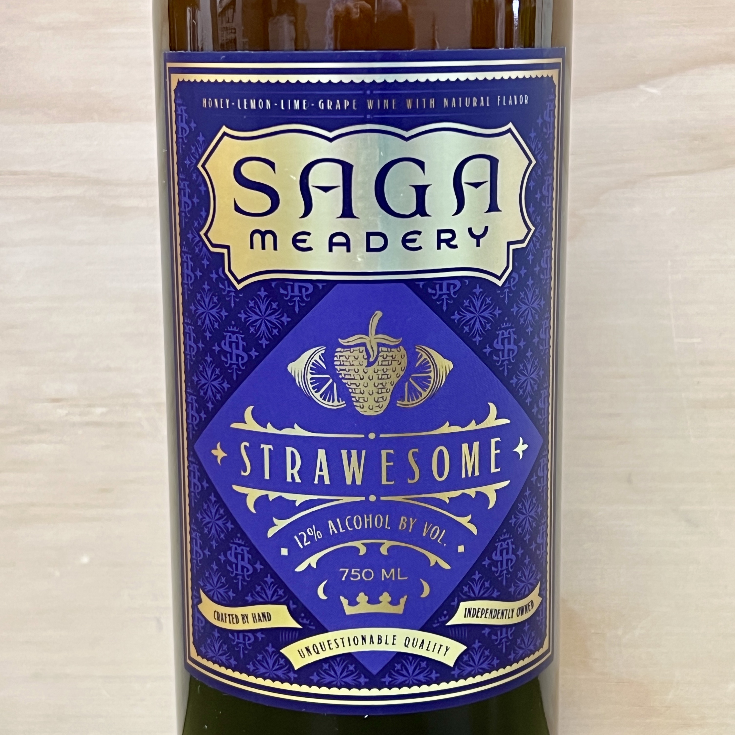 Saga Meadery Strawesome Mead