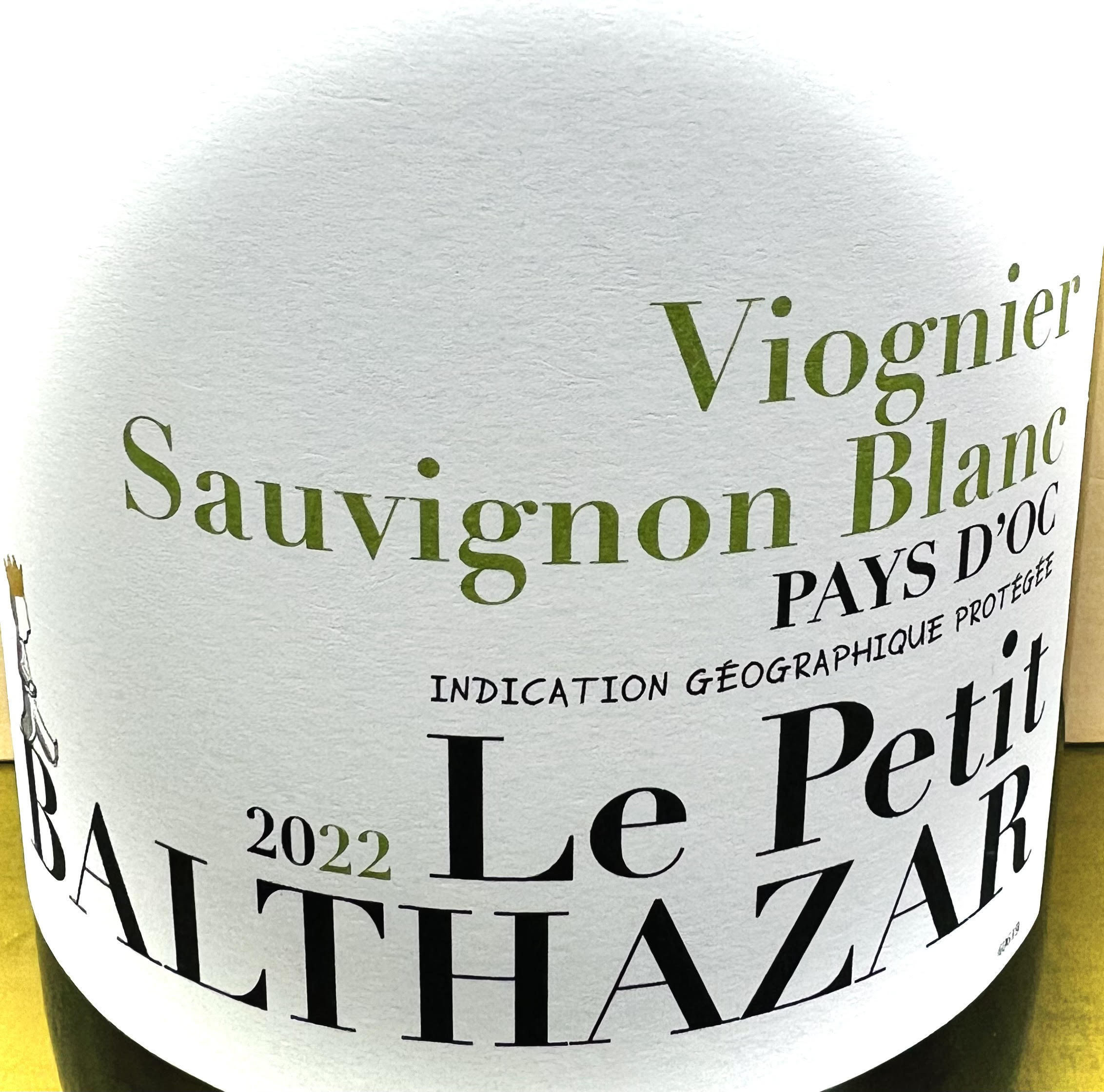 Le Petit Balthazar Sauvignon Blanc/Viognier pays d'oc 2022