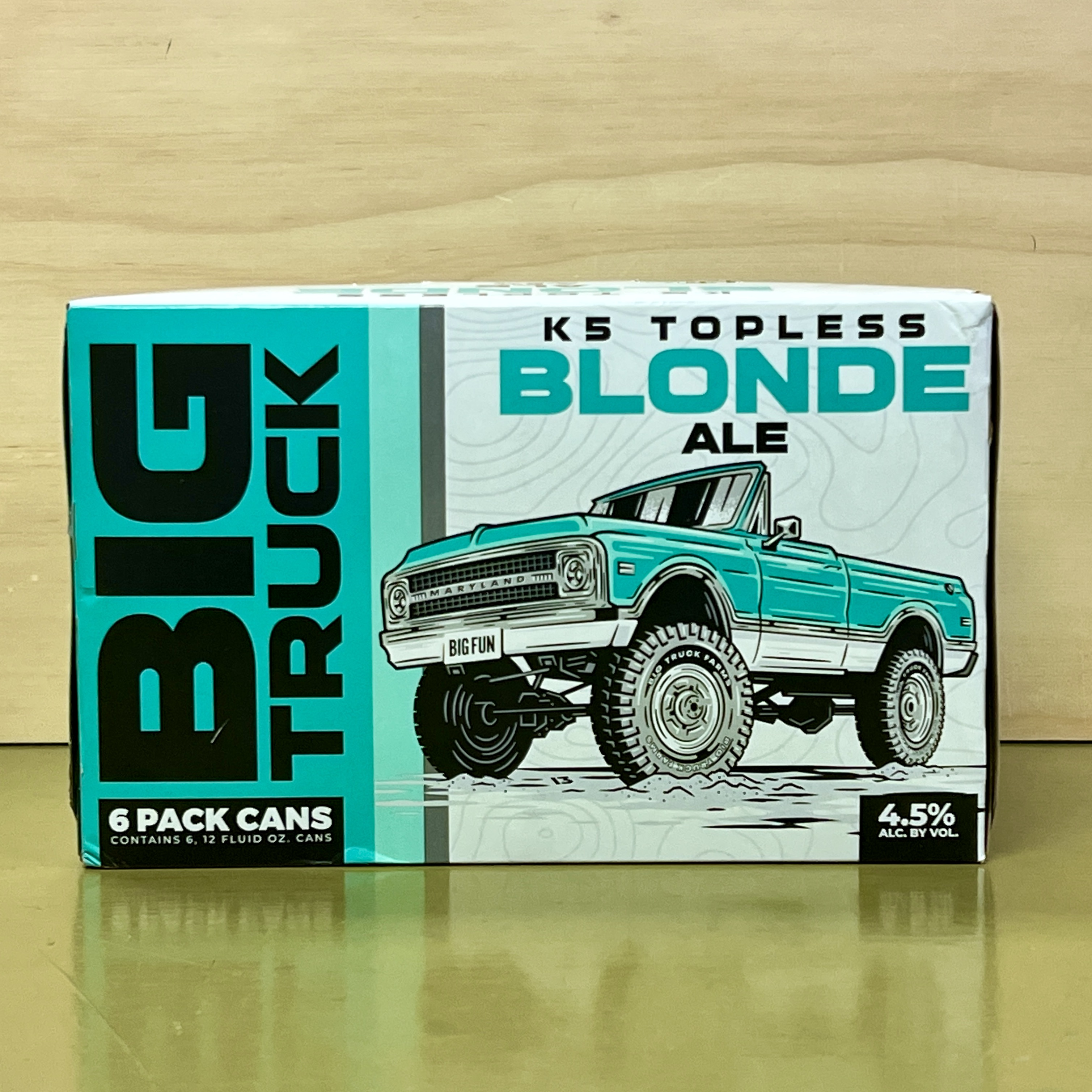 Big Truck K5 Topless Blonde Ale 6 x 12oz cans