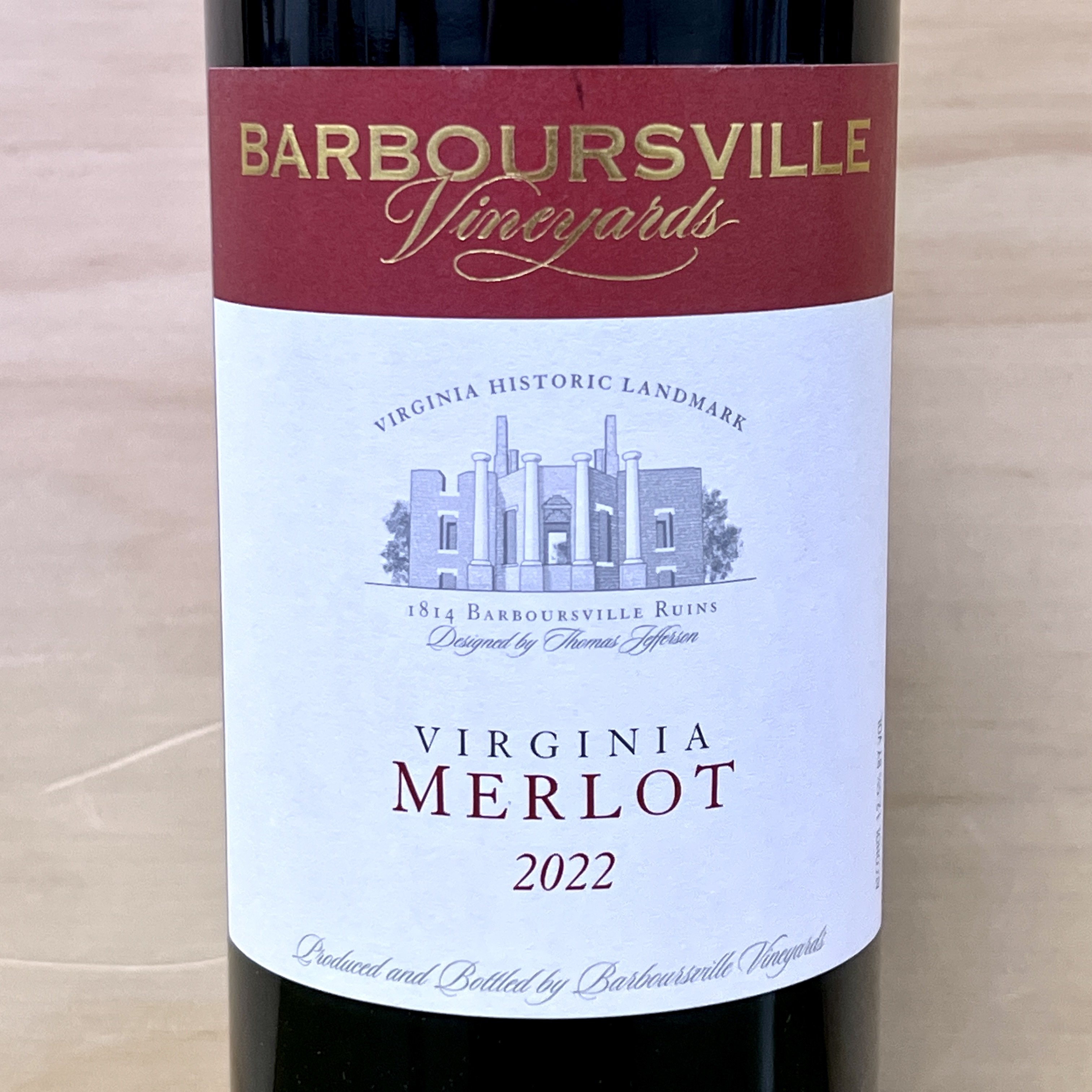 Barboursville Merlot 2022 - Click Image to Close