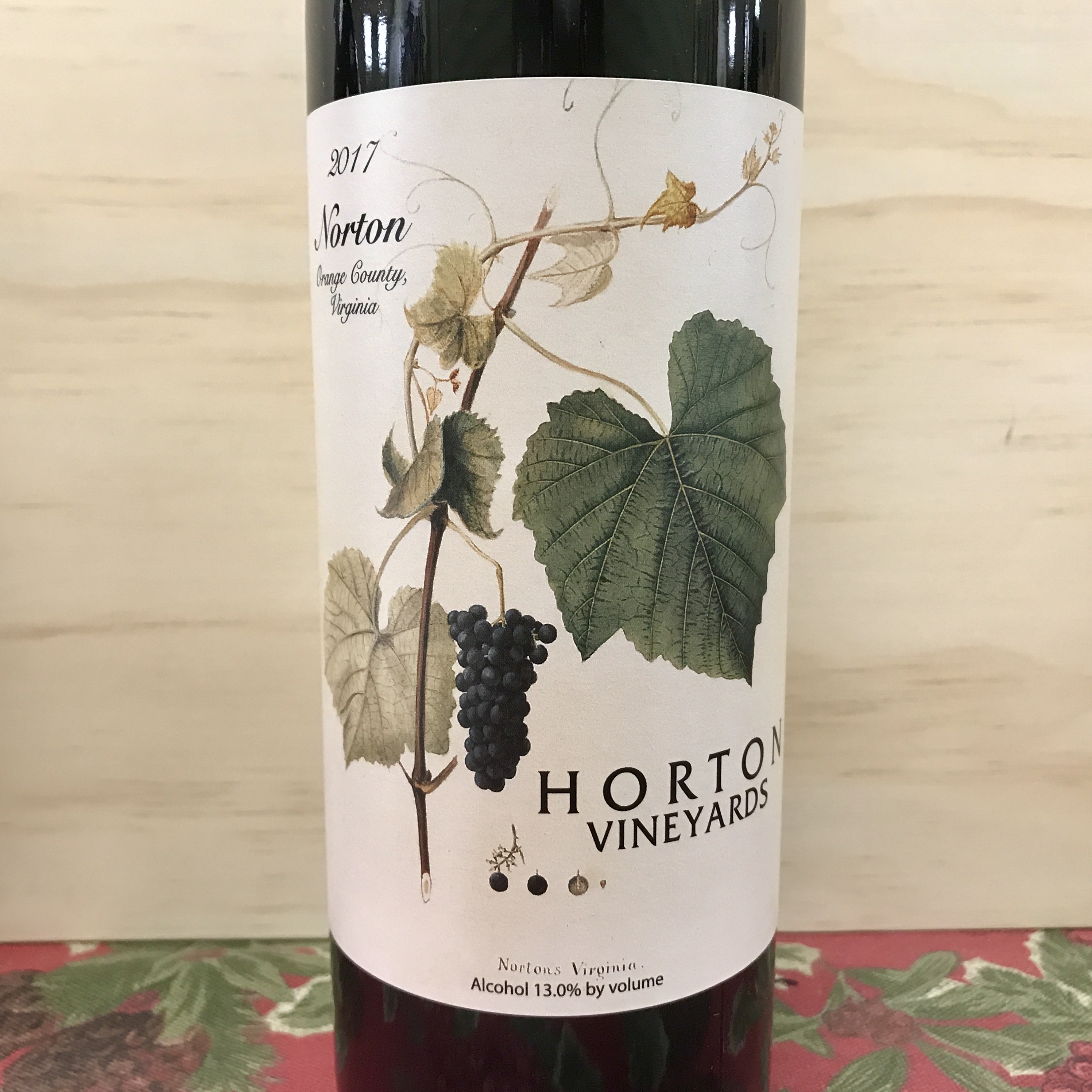 Horton Vineyards Norton Orange County 2018