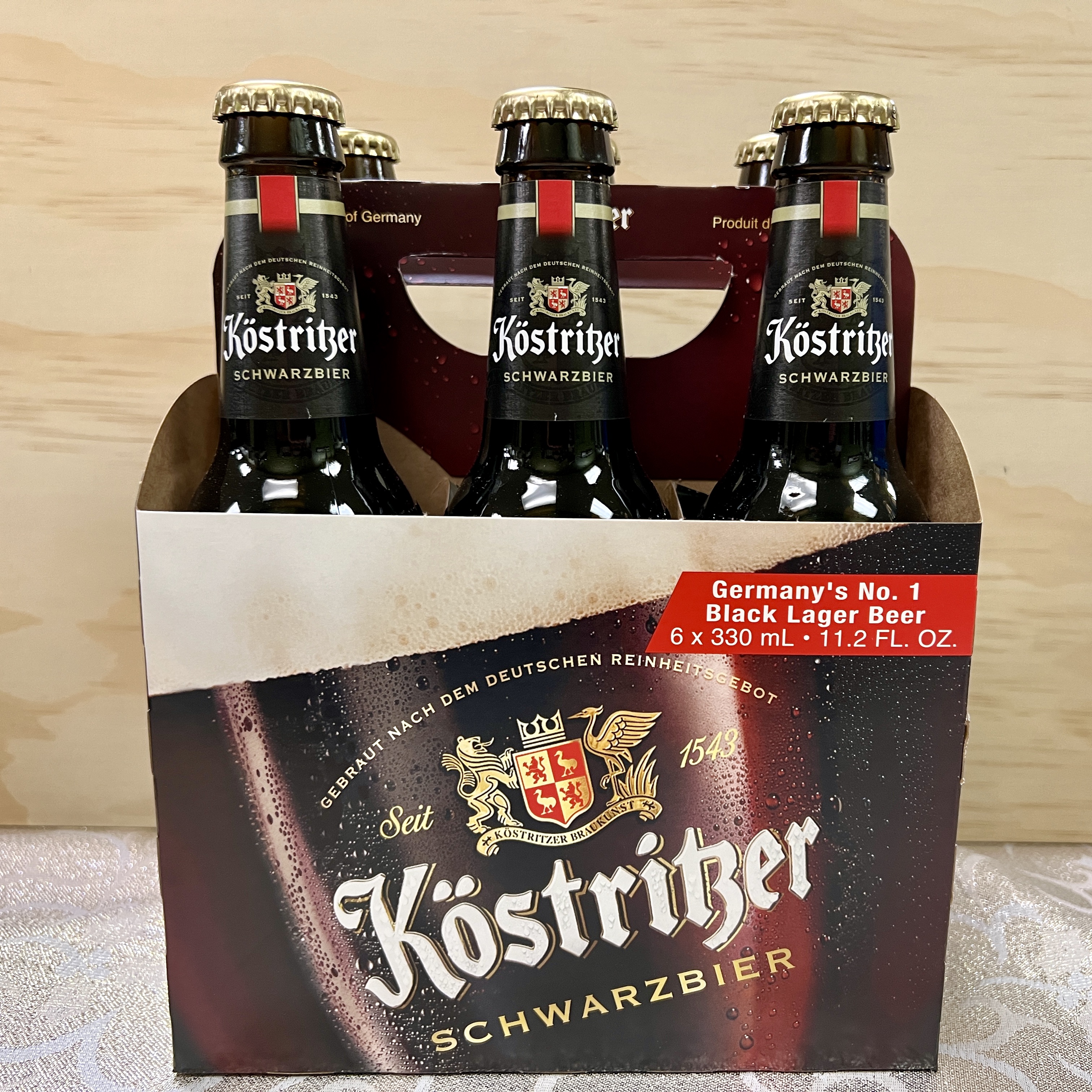 Kostritzer Schwarzbier 6pk 12 oz bottles - Click Image to Close