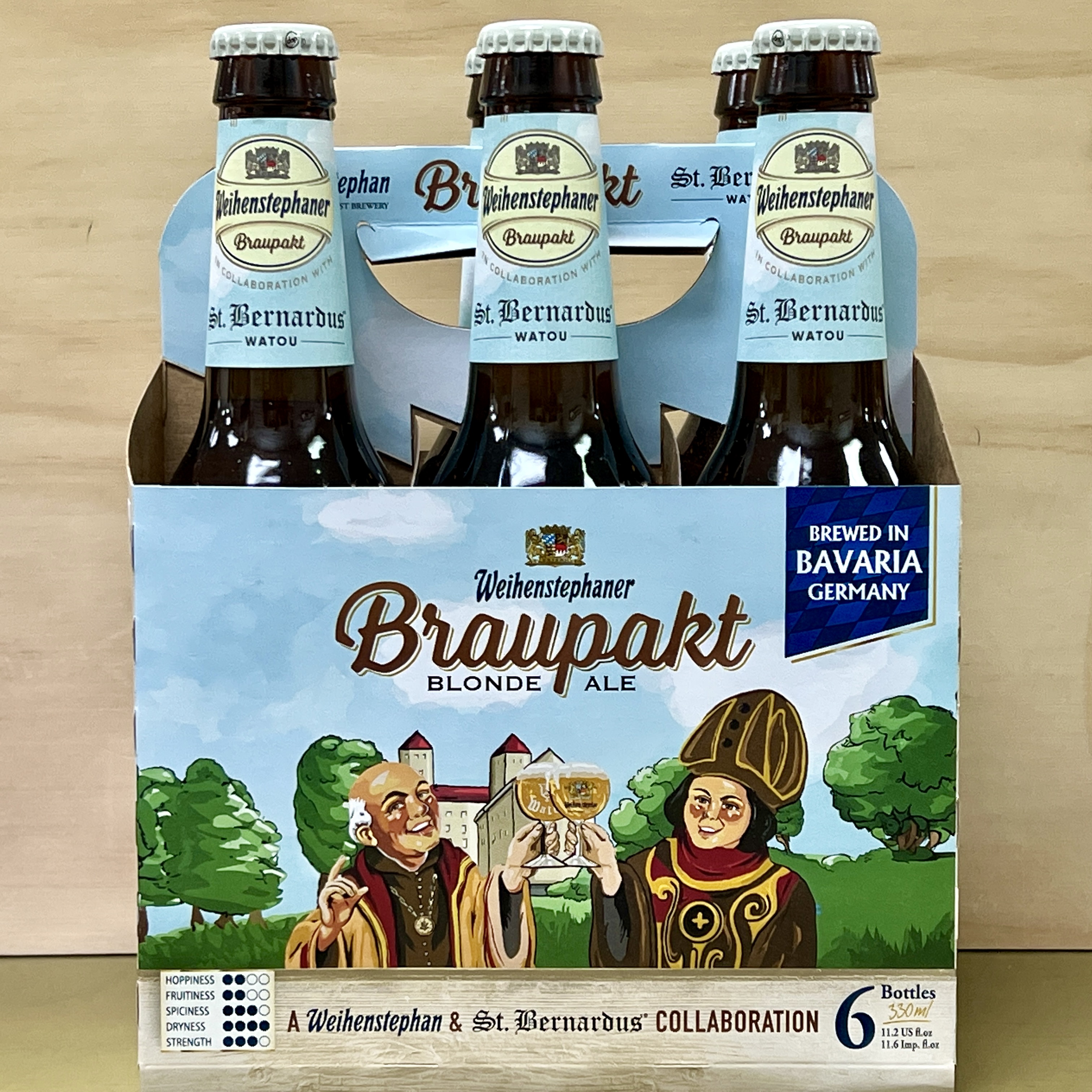 Weihenstephaner Braupakt Blond Ale 6 x 12oz bottles