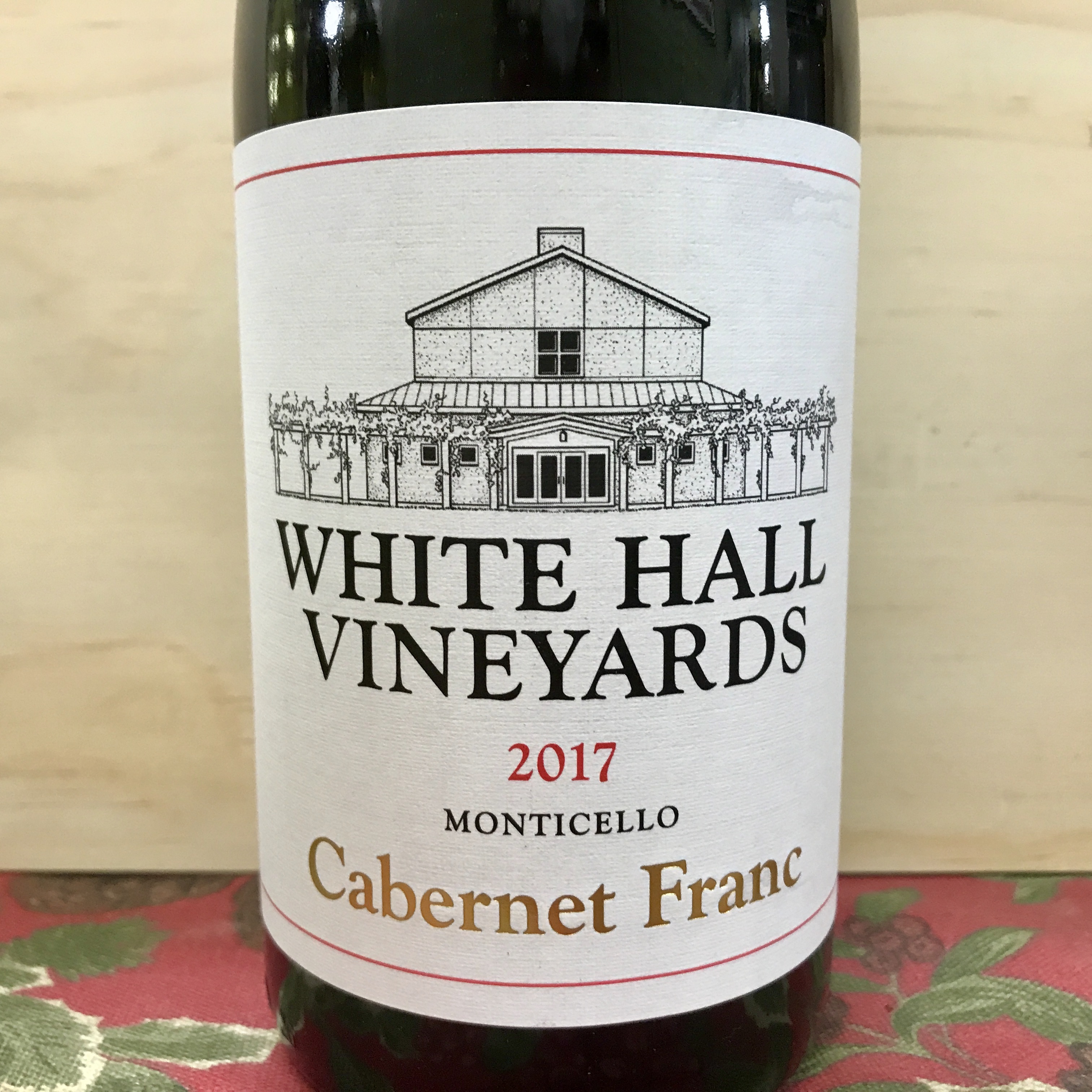 White Hall Vineyards Cabernet Franc Monticello 2017