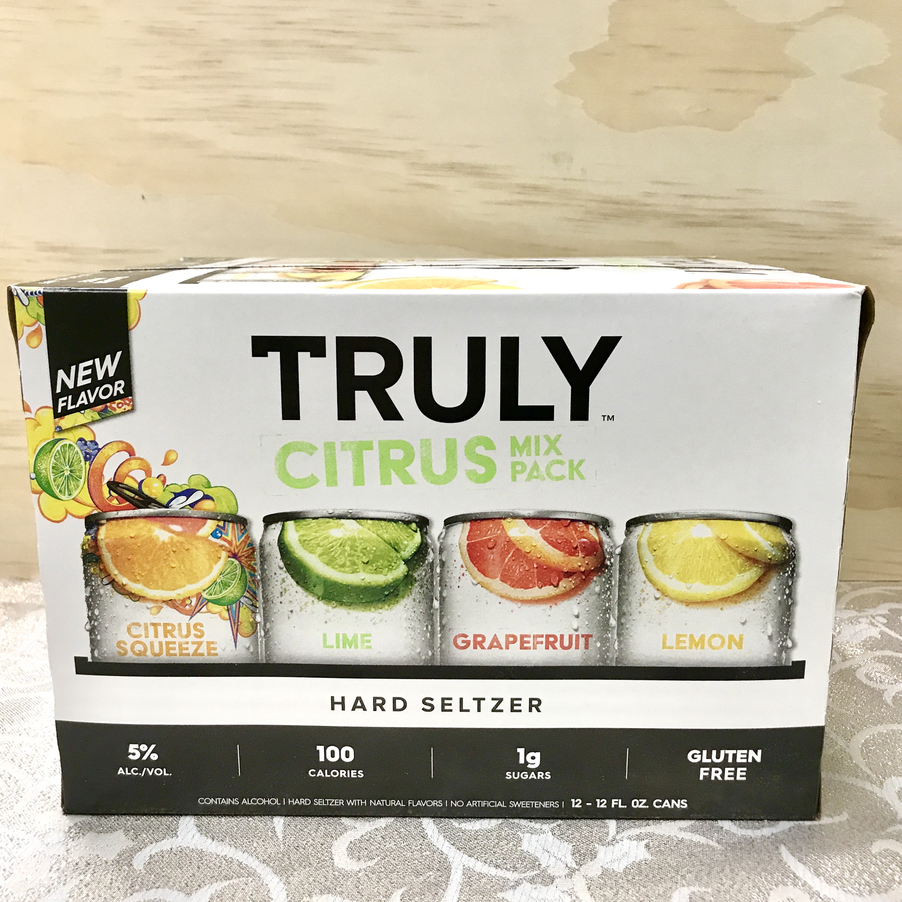 Truly Citrus Mix Pack hard seltzers 12 x 12oz cans