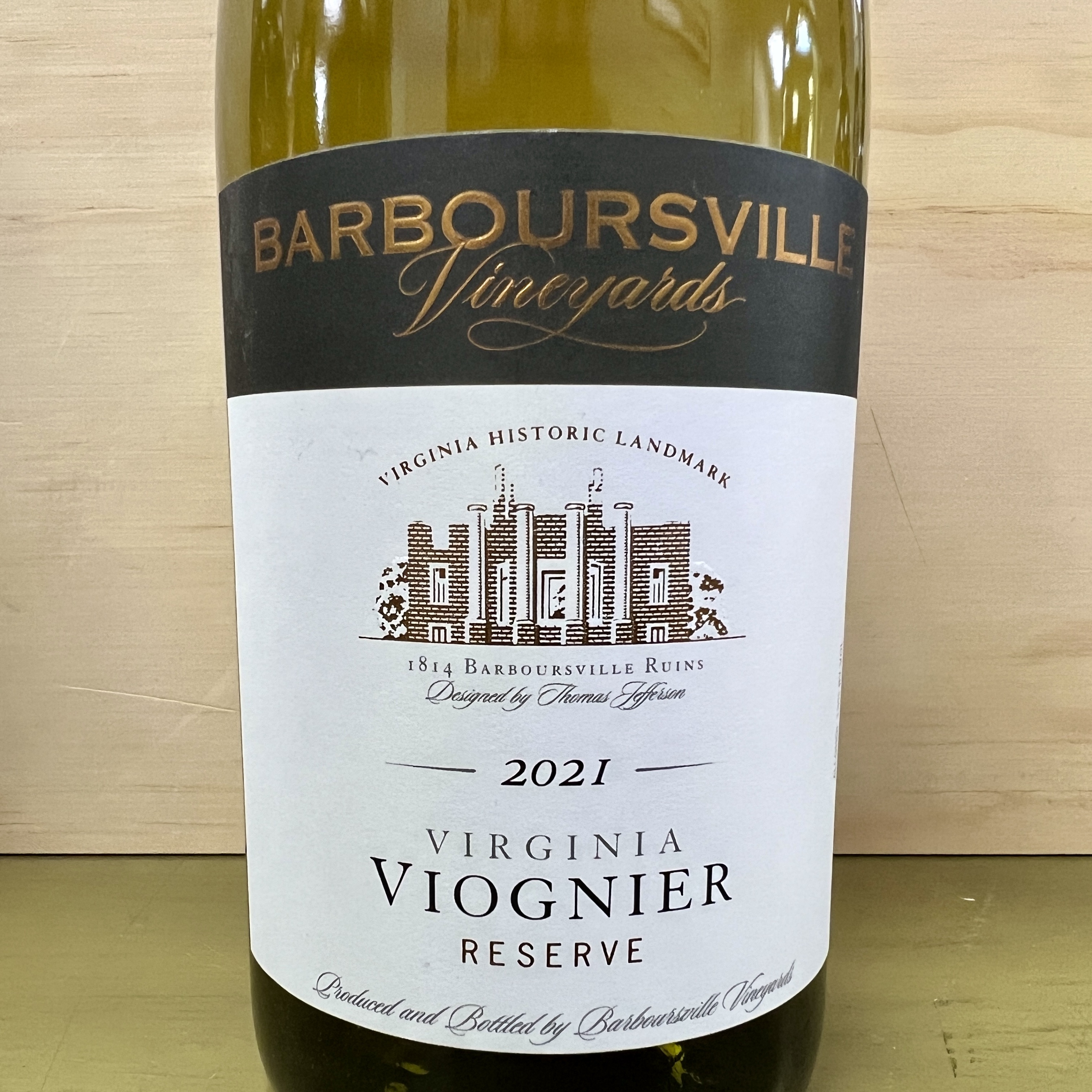 Barboursville Vineyards Viognier Reserve 2021