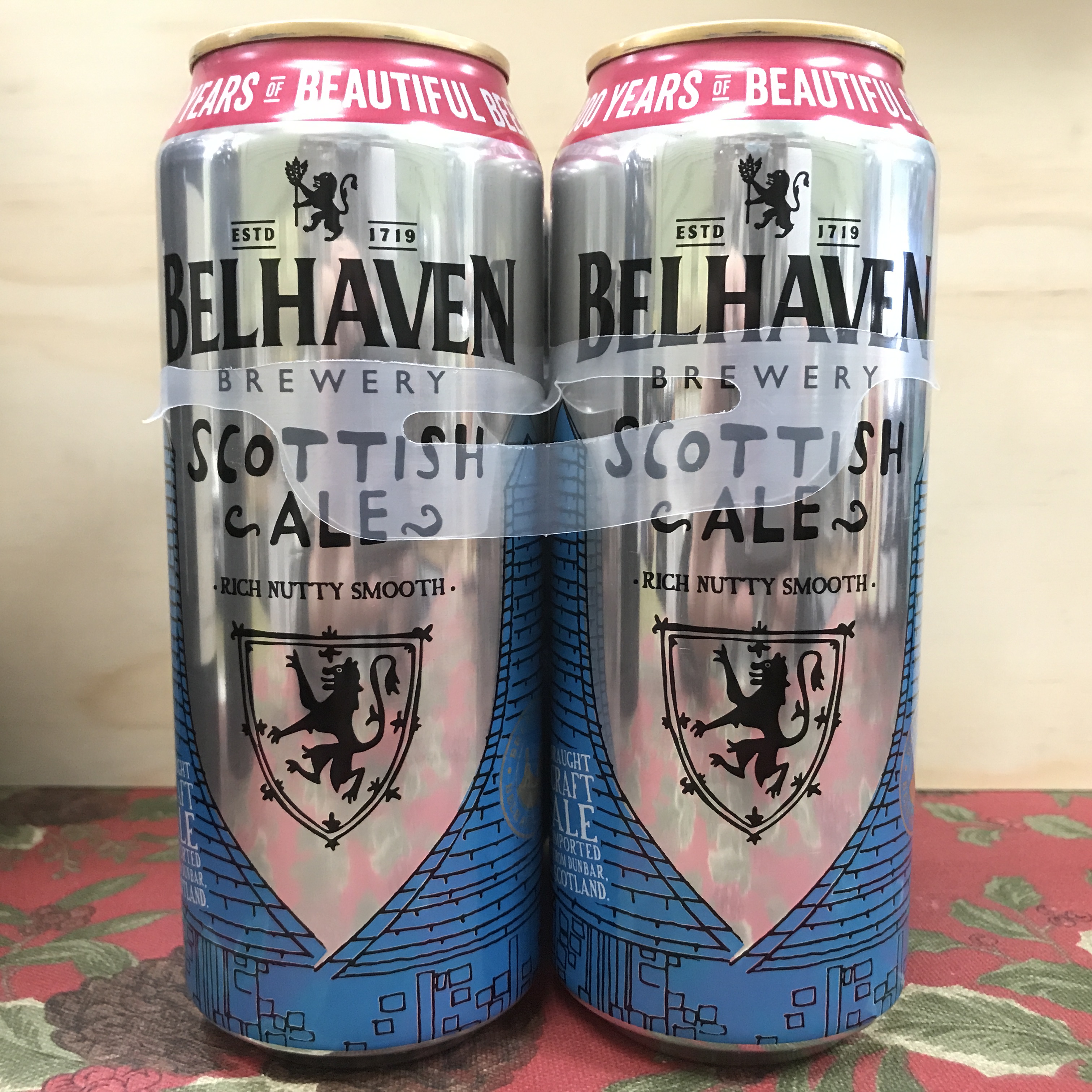 Belhaven Scottish Nitro Ale 4 x 16 oz cans