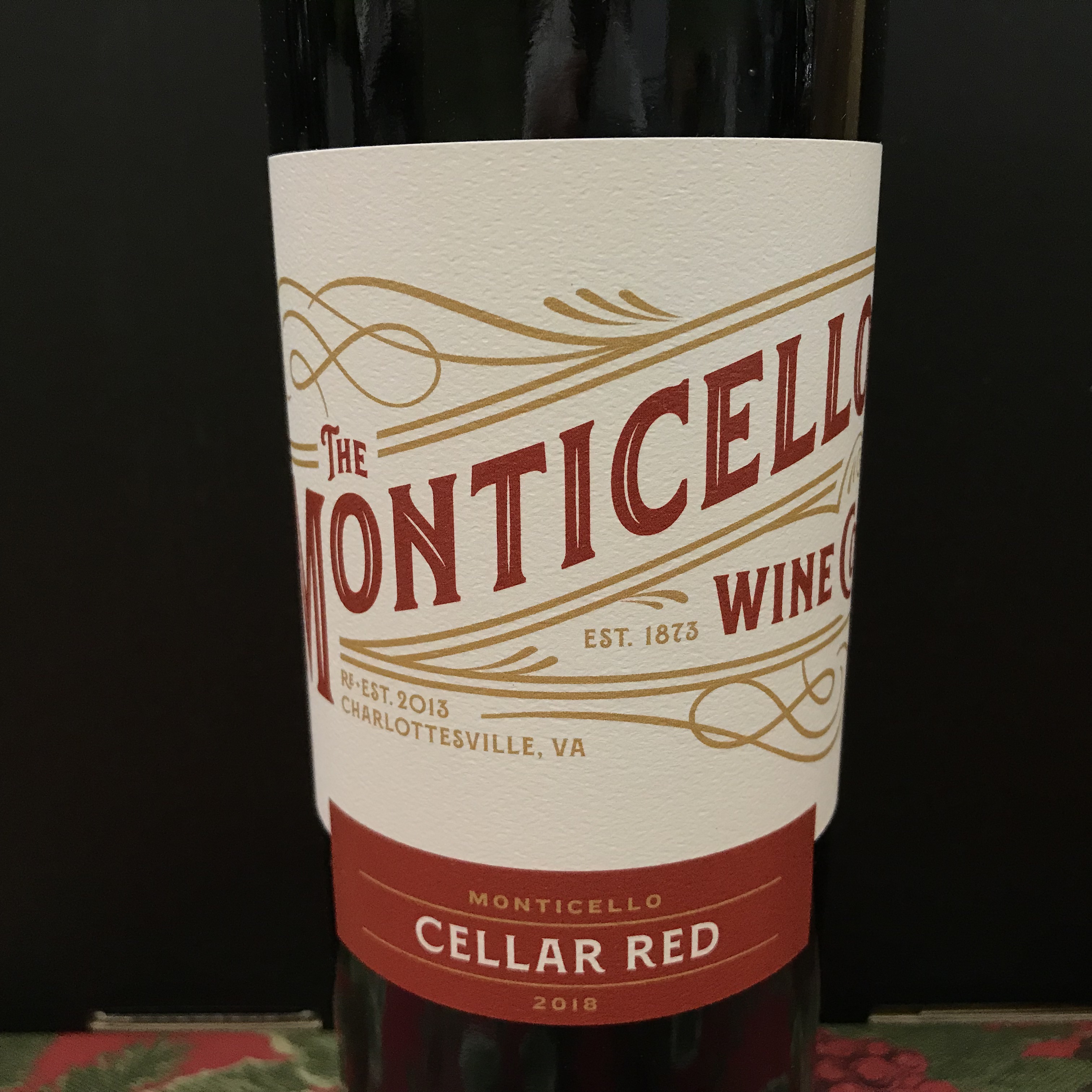 Monticello Wine Co .Cellar Red 2018