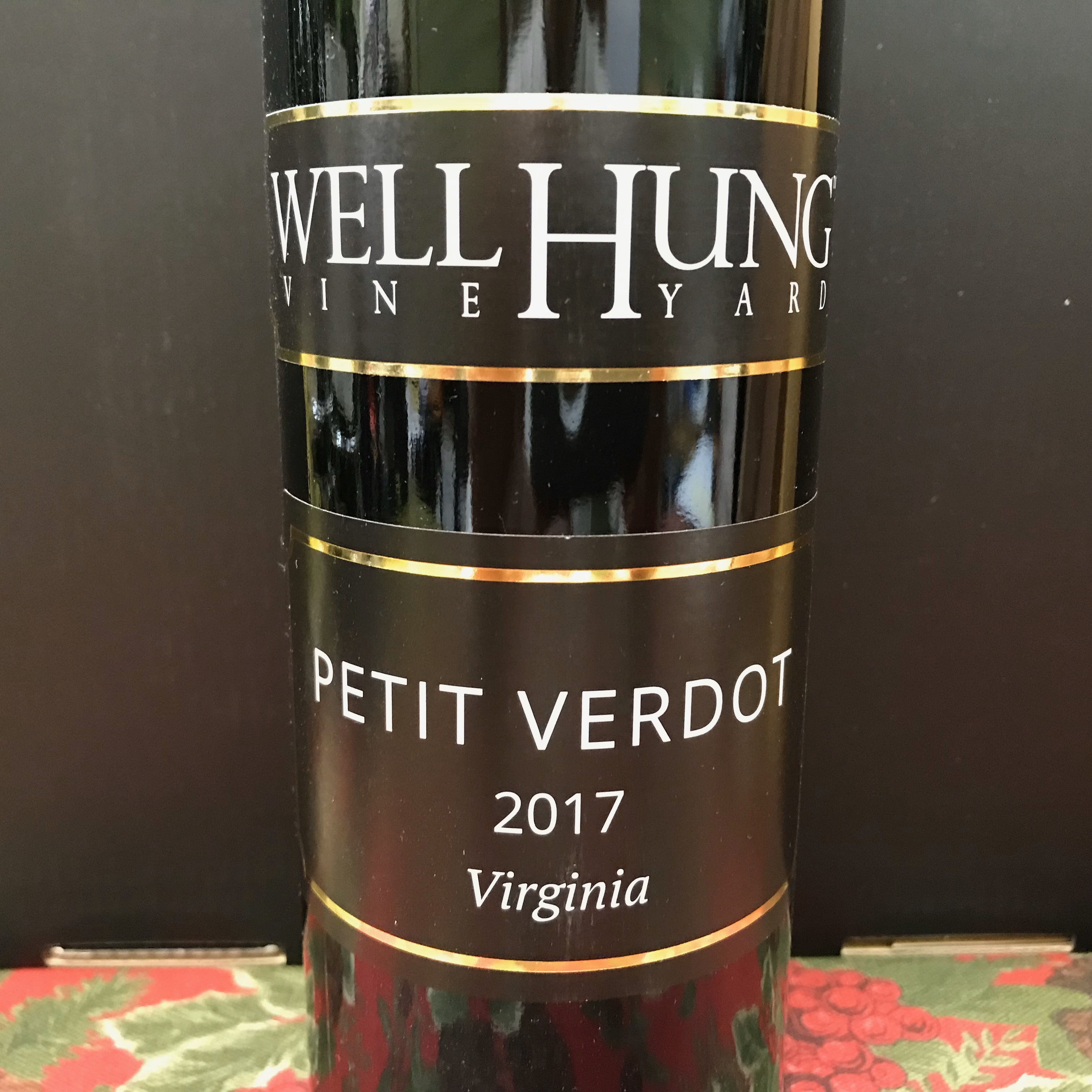 Well Hung Vineyard Petit Verdot Virginia 2017