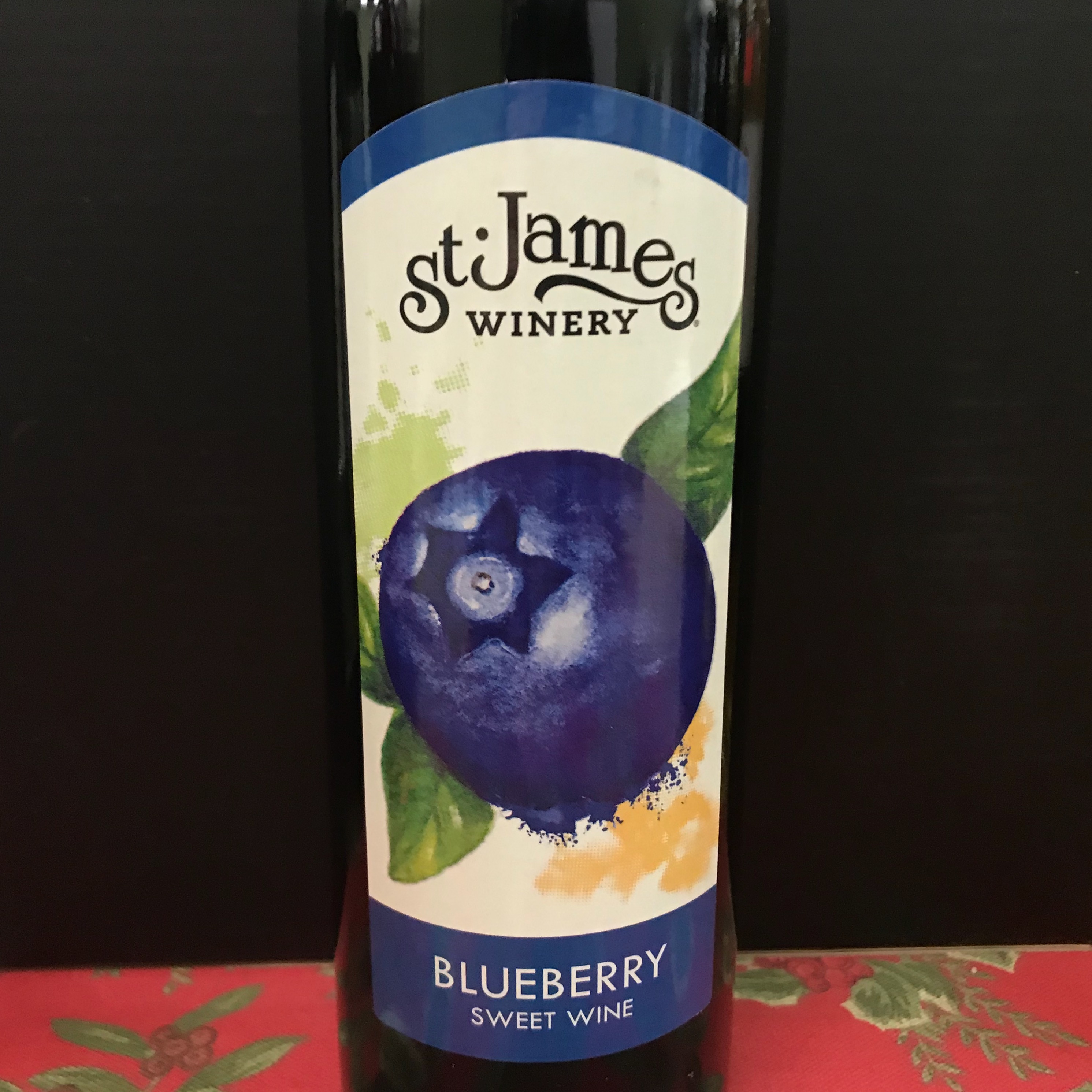 St.James Winery Blueberry sweet wine
