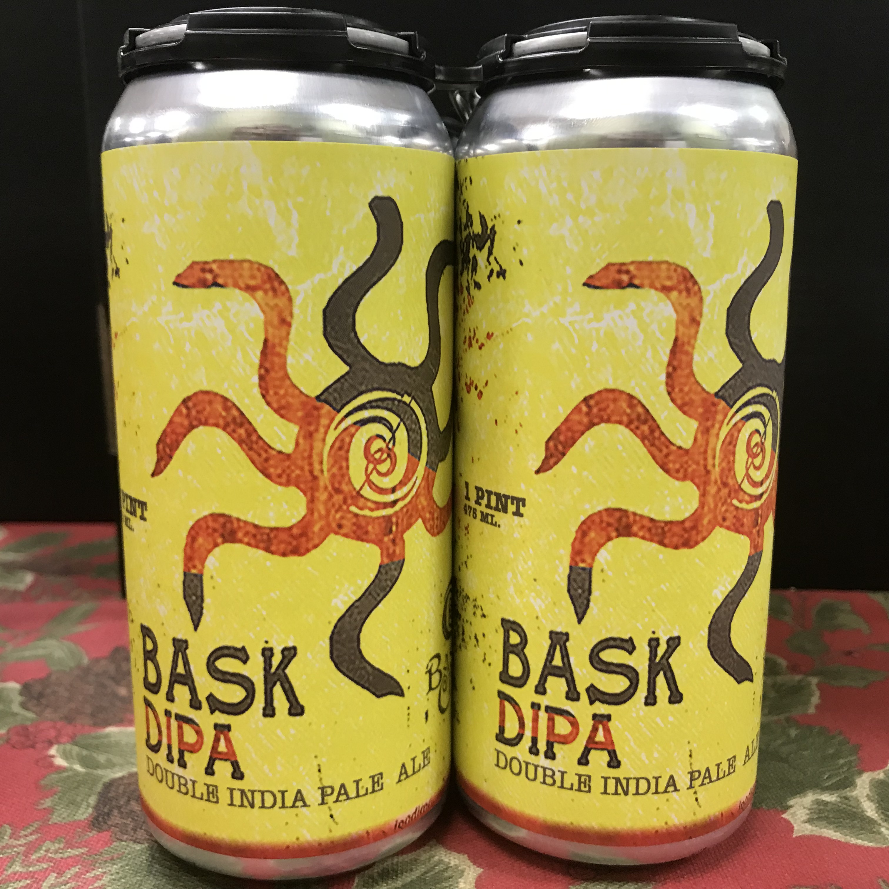 Basic City Bask Double IPA 4 x 1 pint cans