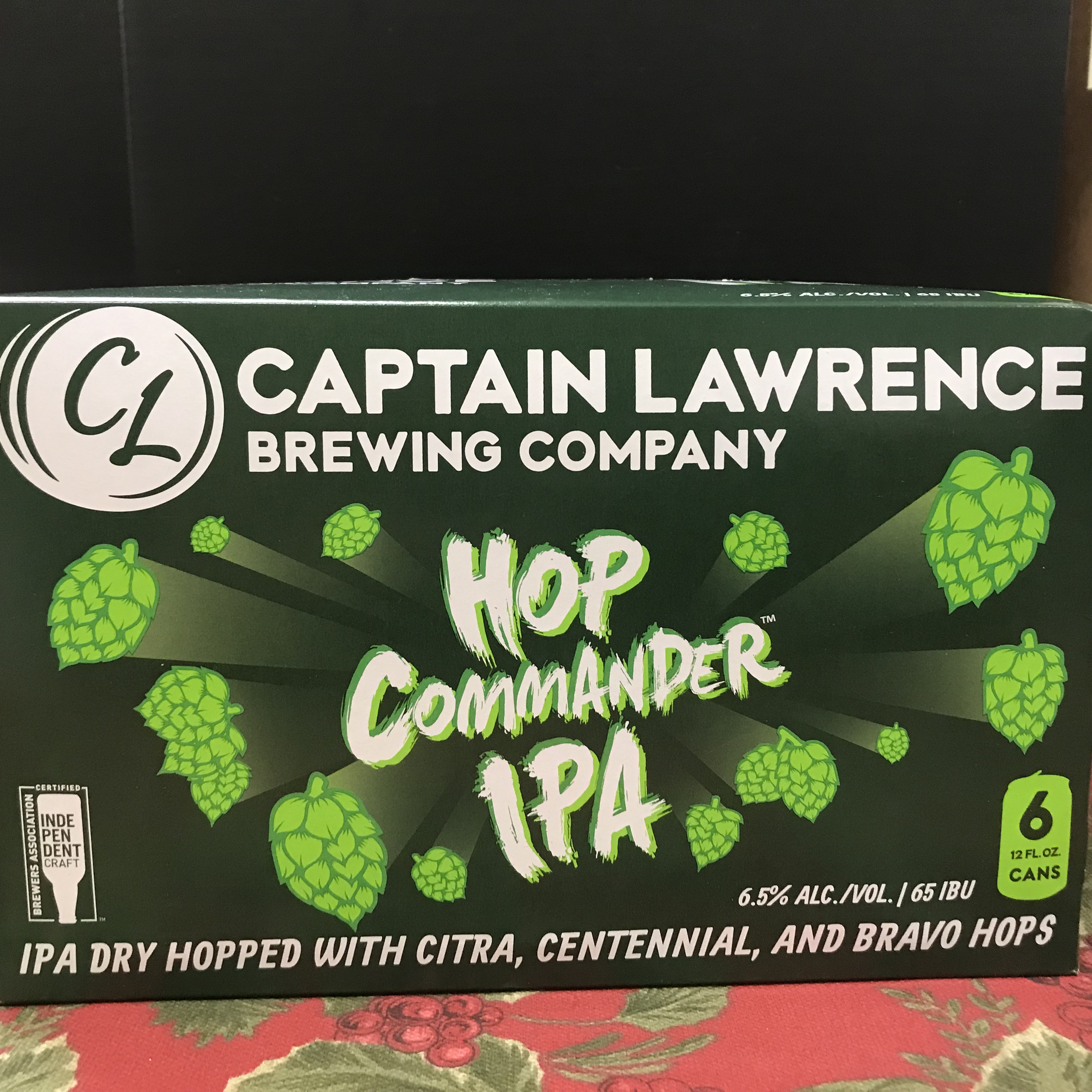 Captain Lawrence Hop Commander IPA 6 x 12oz cans