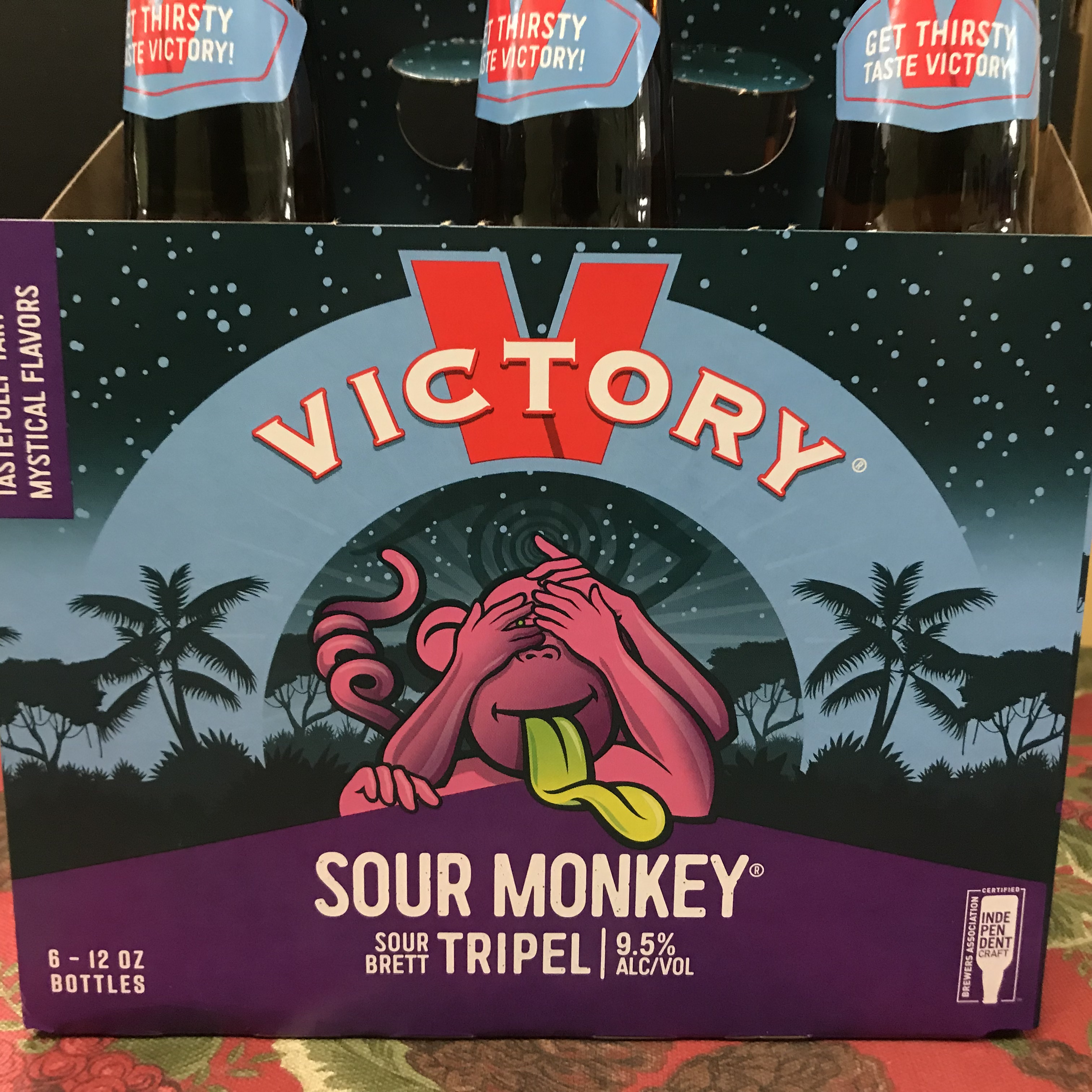 Victory Sour Monkey Sour Brett Triple Ale 6 x 12oz bottles