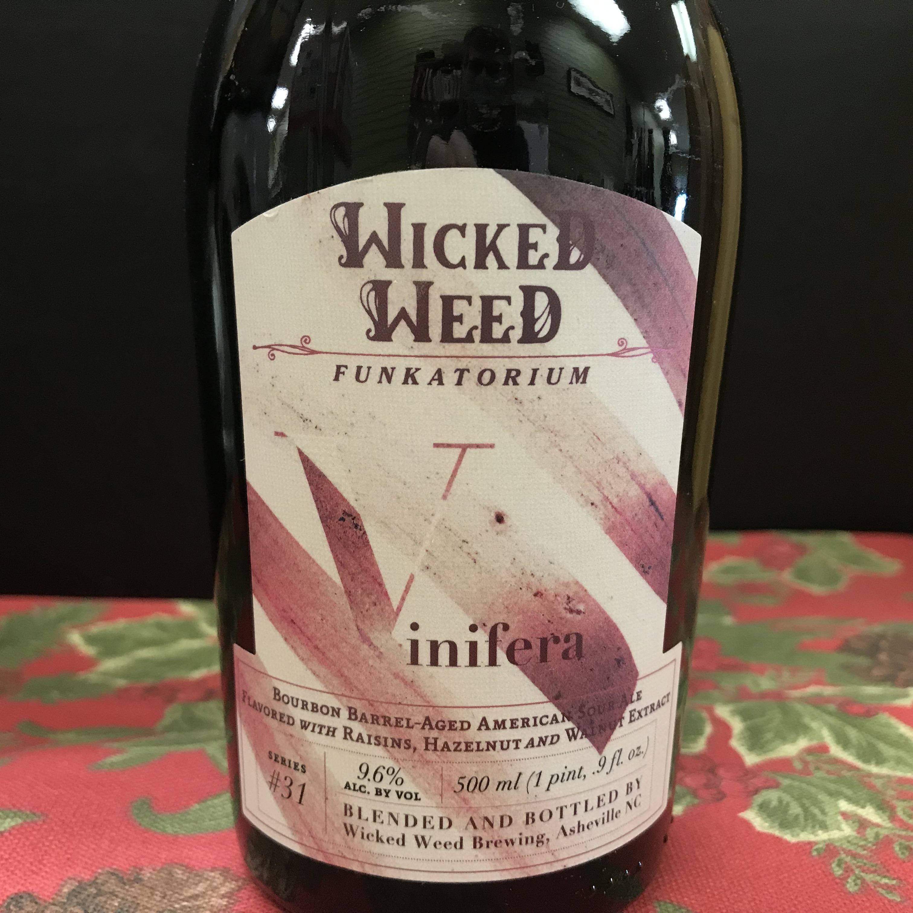 Wicked Weed Vinifera Bourbon Barrel Sour Ale single 500ml
