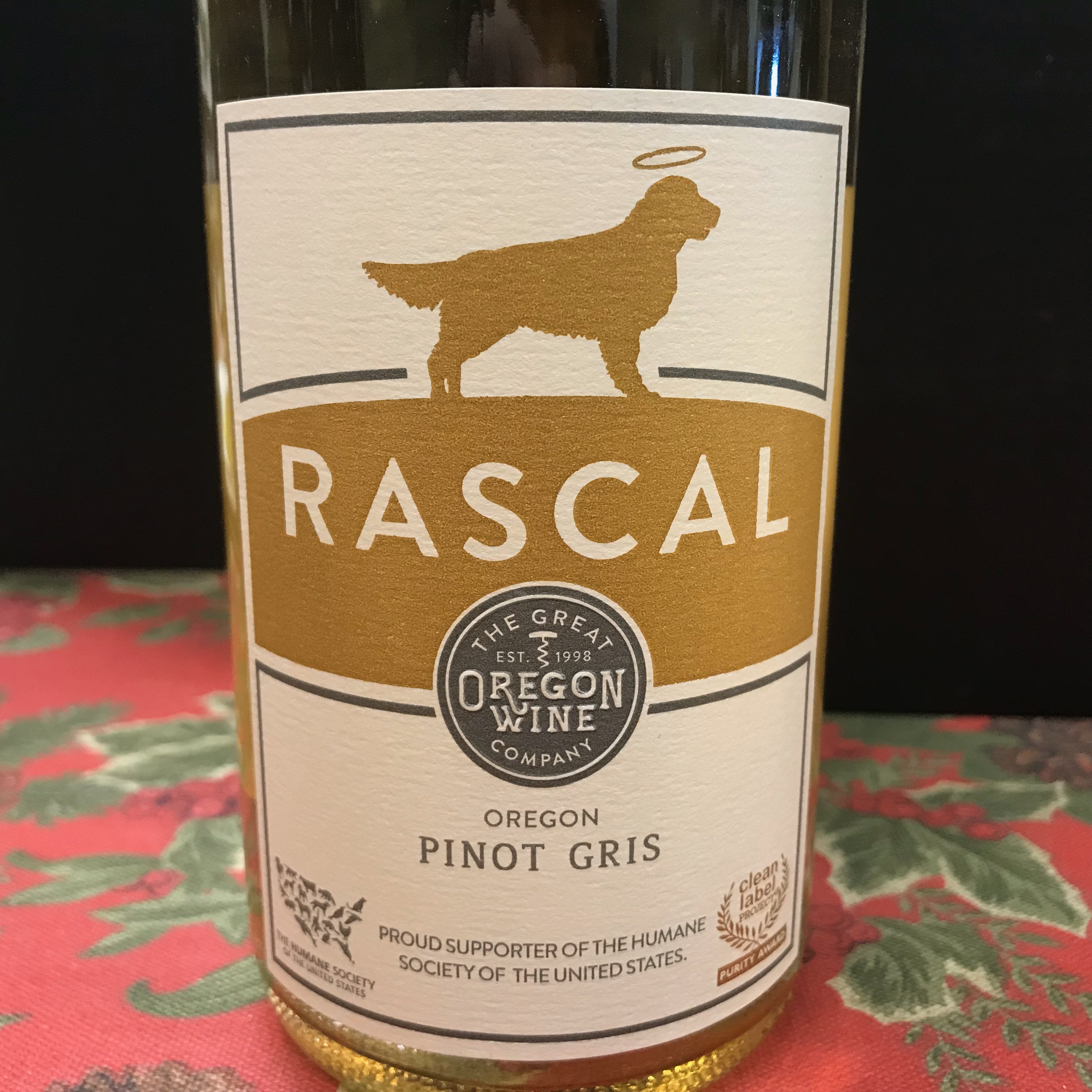 Great Oregon Wine Co. Rascal Pinot Gris 2019