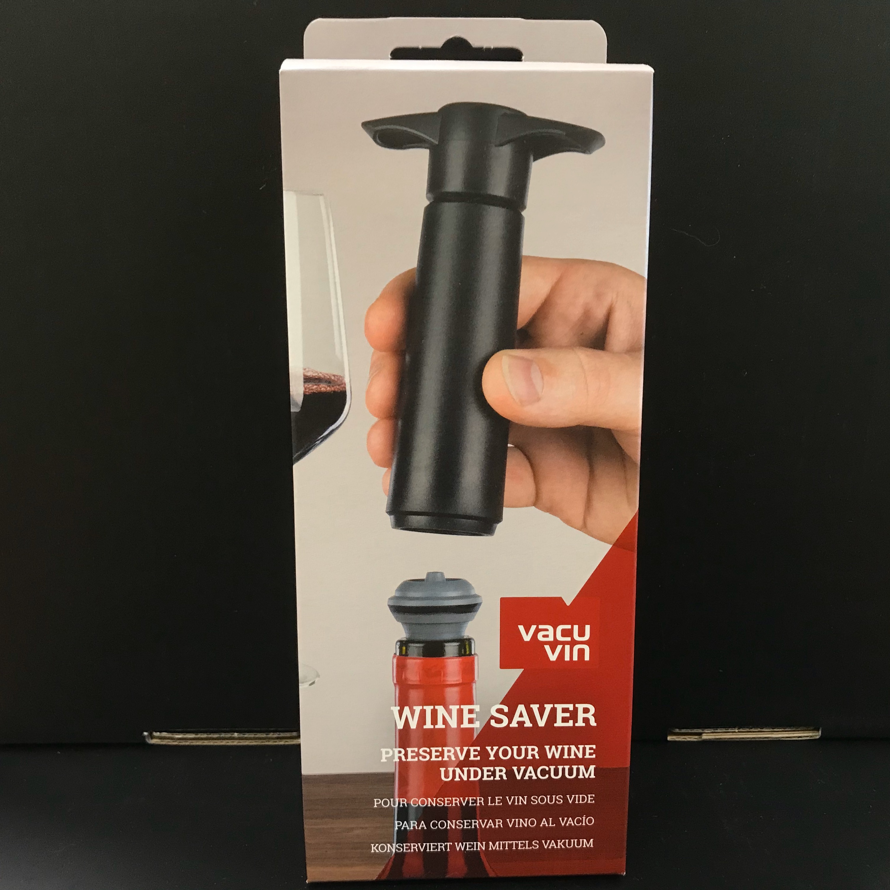 Vacu Vin Wine Saver - 1 pump with 2 stoppers