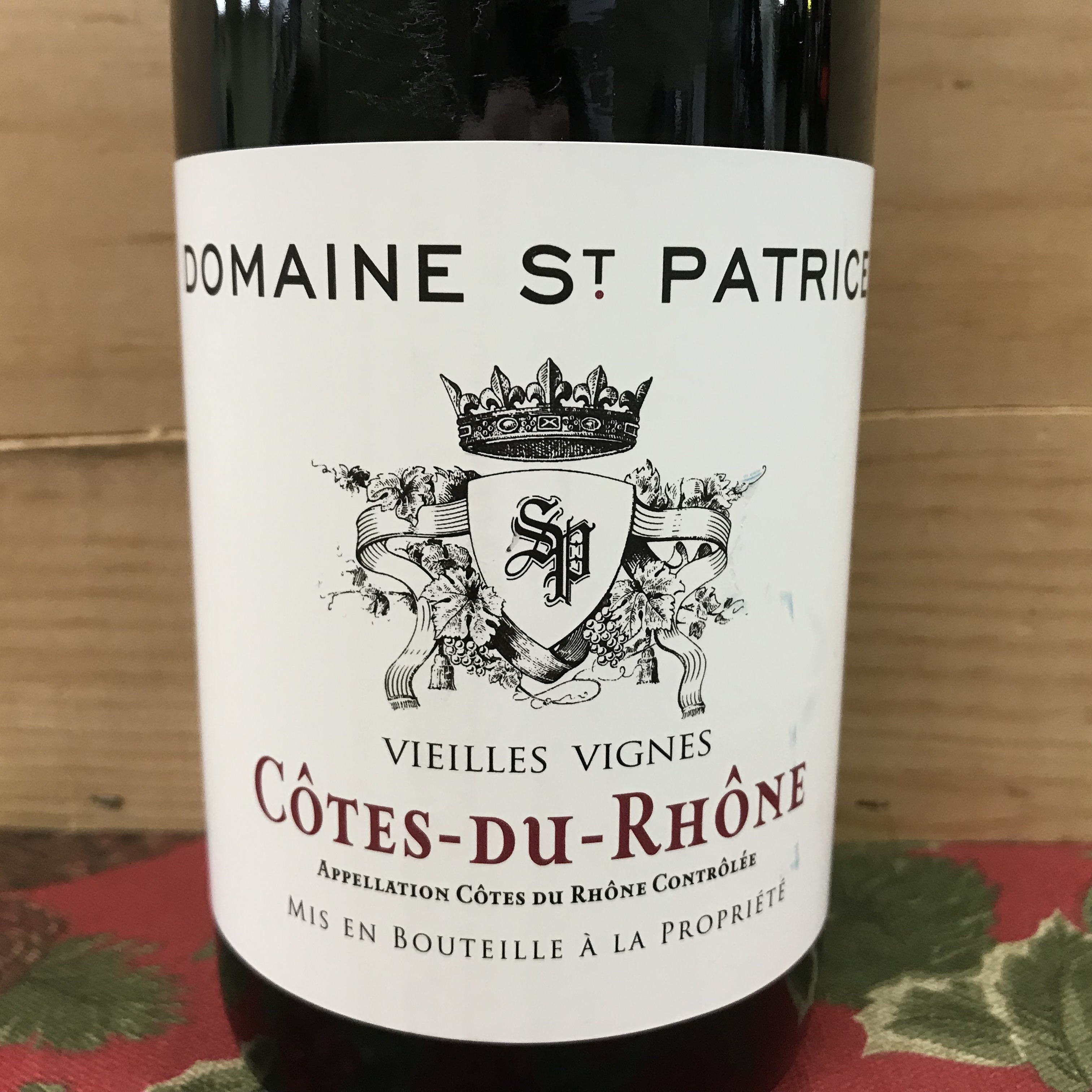 Domaine St.Patrice Cotes-du-Rhone Vielles Vigne 2018