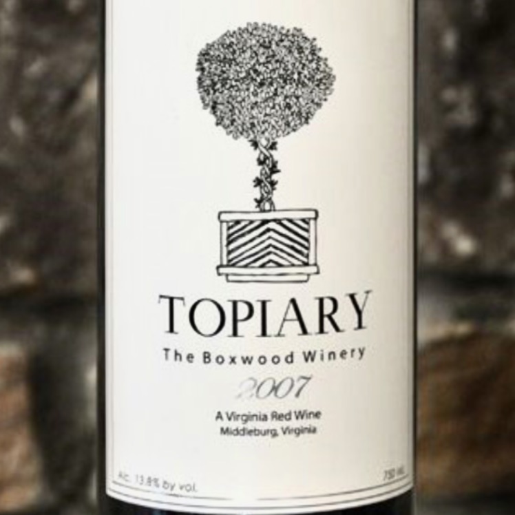 Boxwood Estate Winery Topiary 2016
