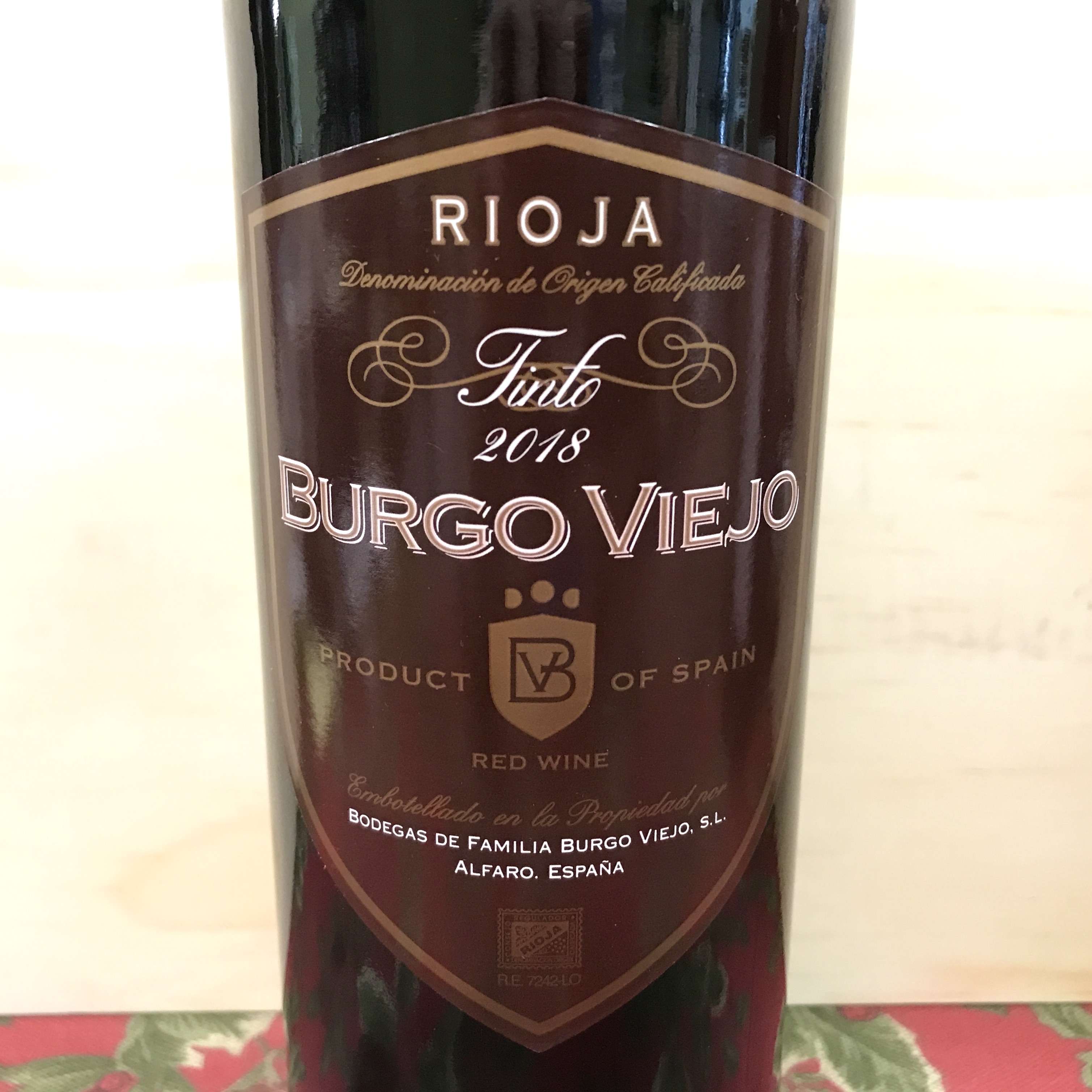 Burgo Viejo Rioja Tinto 2018