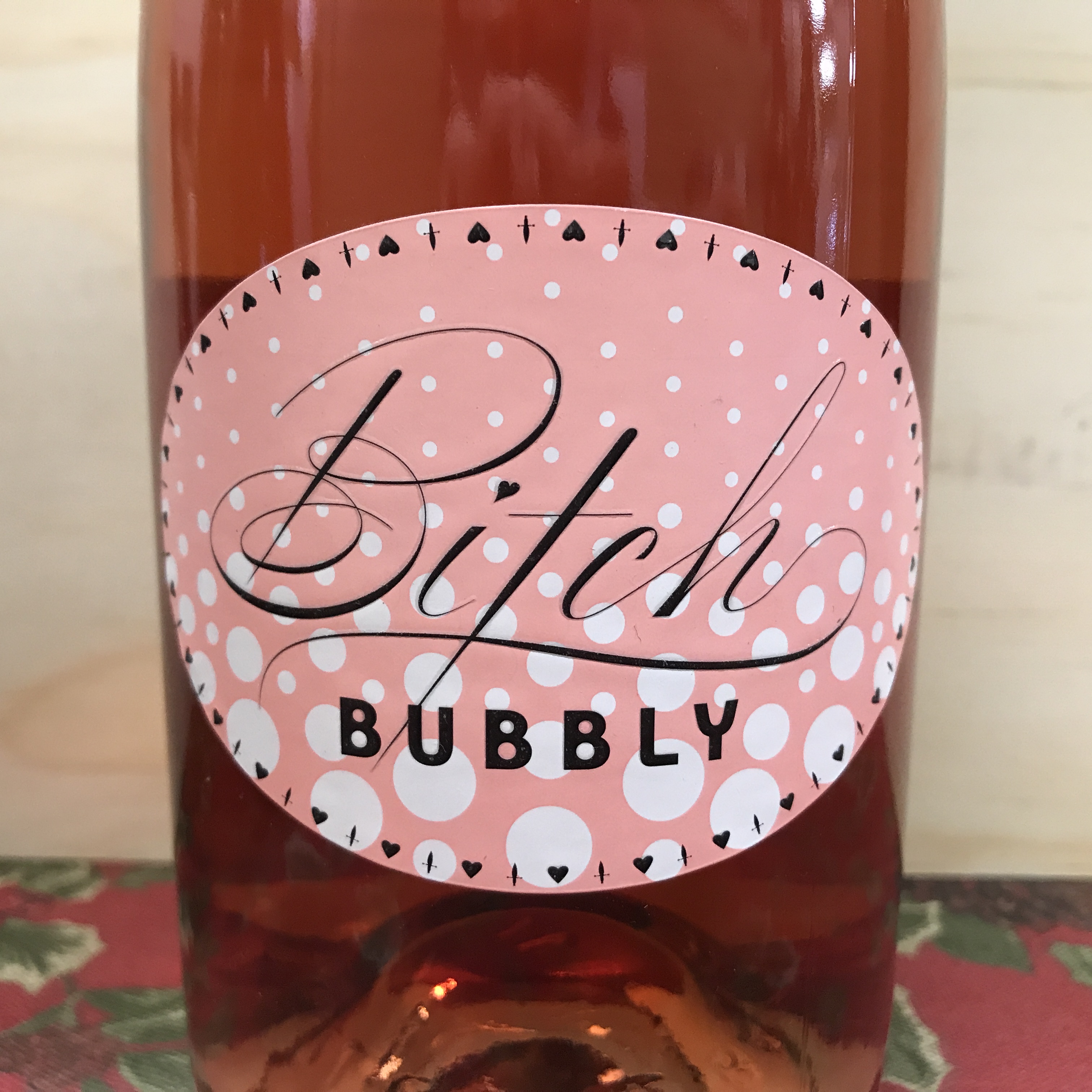 Bitch Bubbly Sparkling Rose Spain - Click Image to Close