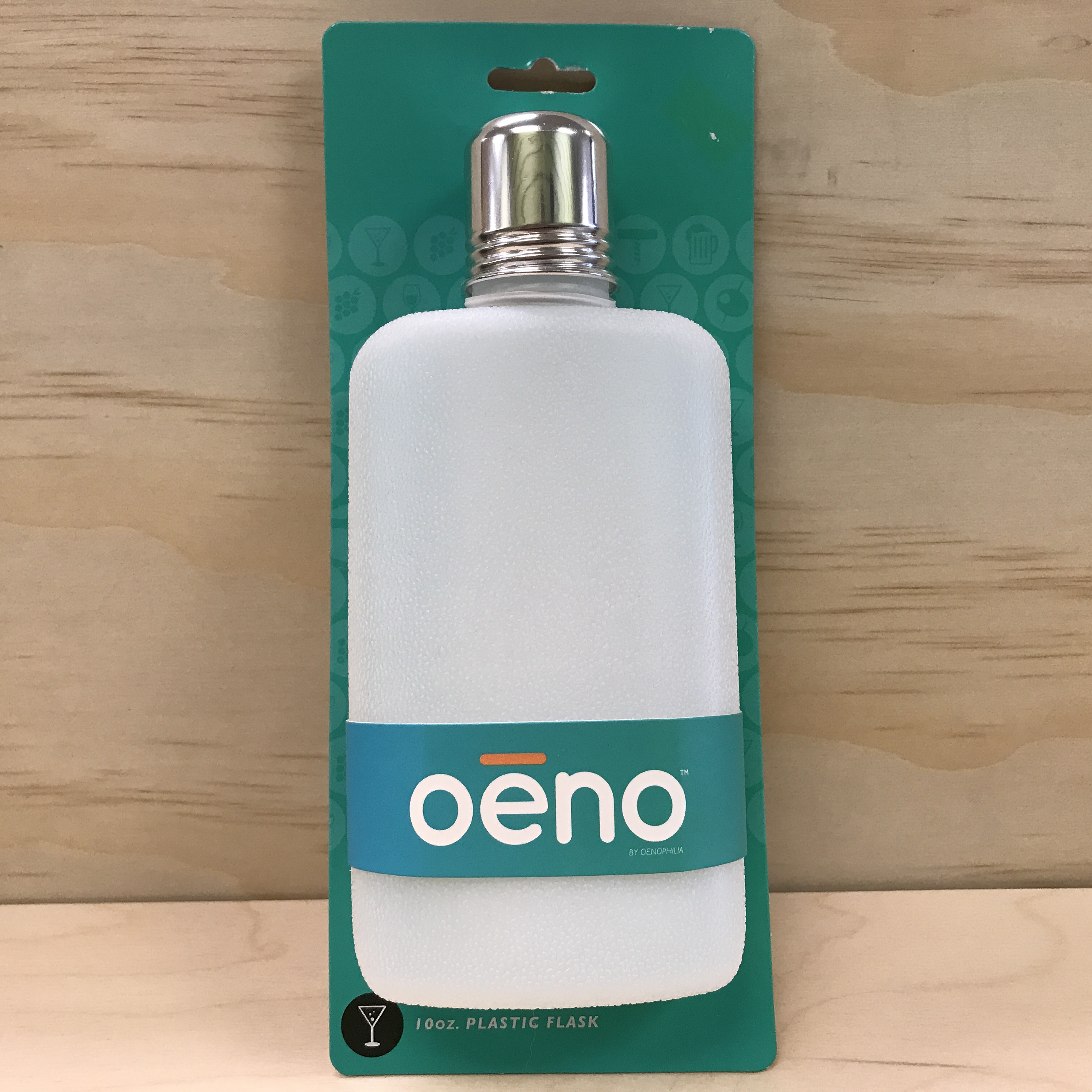 Oenophilia Plastic Flask 10 oz
