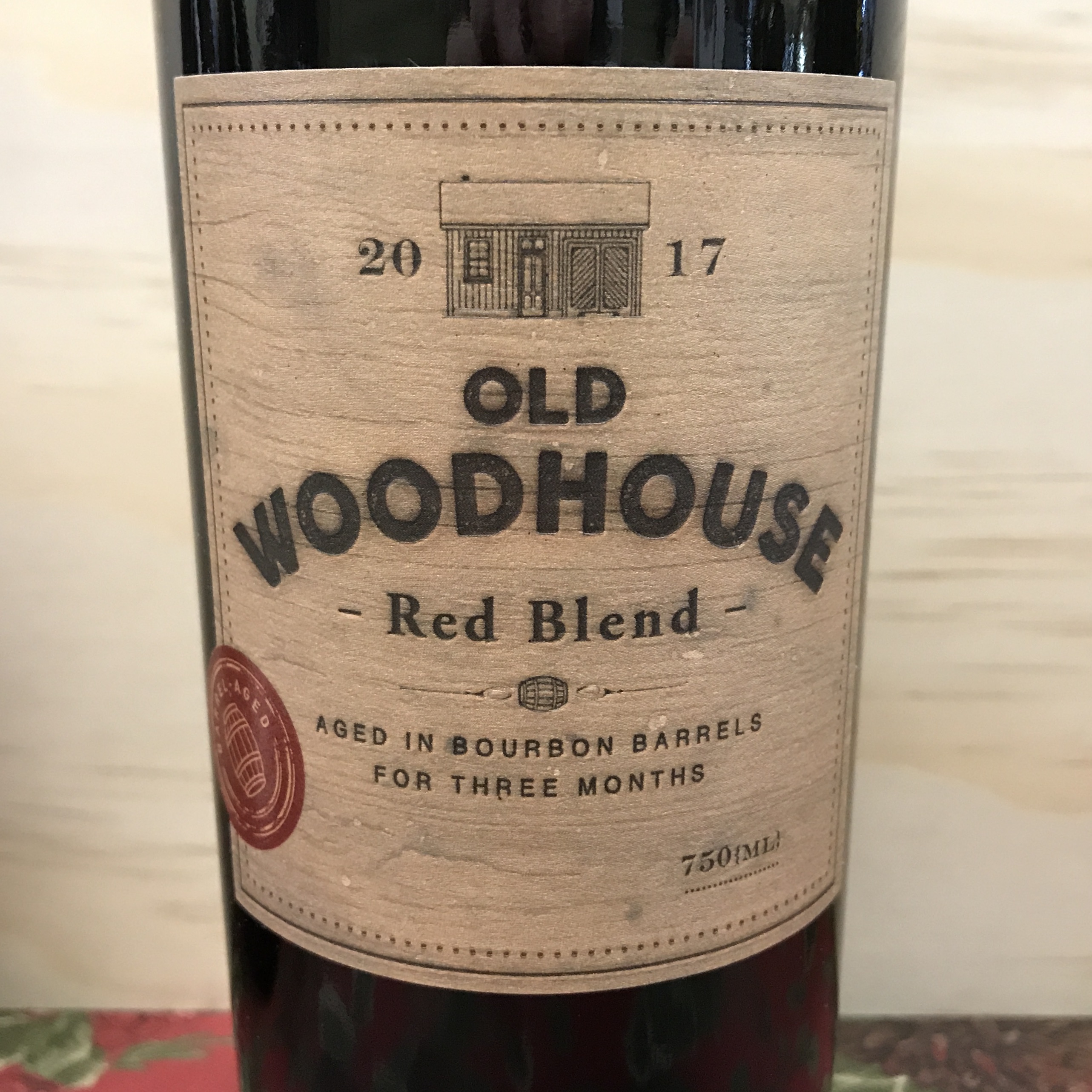 Old Woodhouse Red Blend Bourbon Barrel Aged 2019